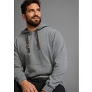 Man's World Kapuzensweatshirt lange Ärmel, lockere Passform, unifarben, mit Kapuze