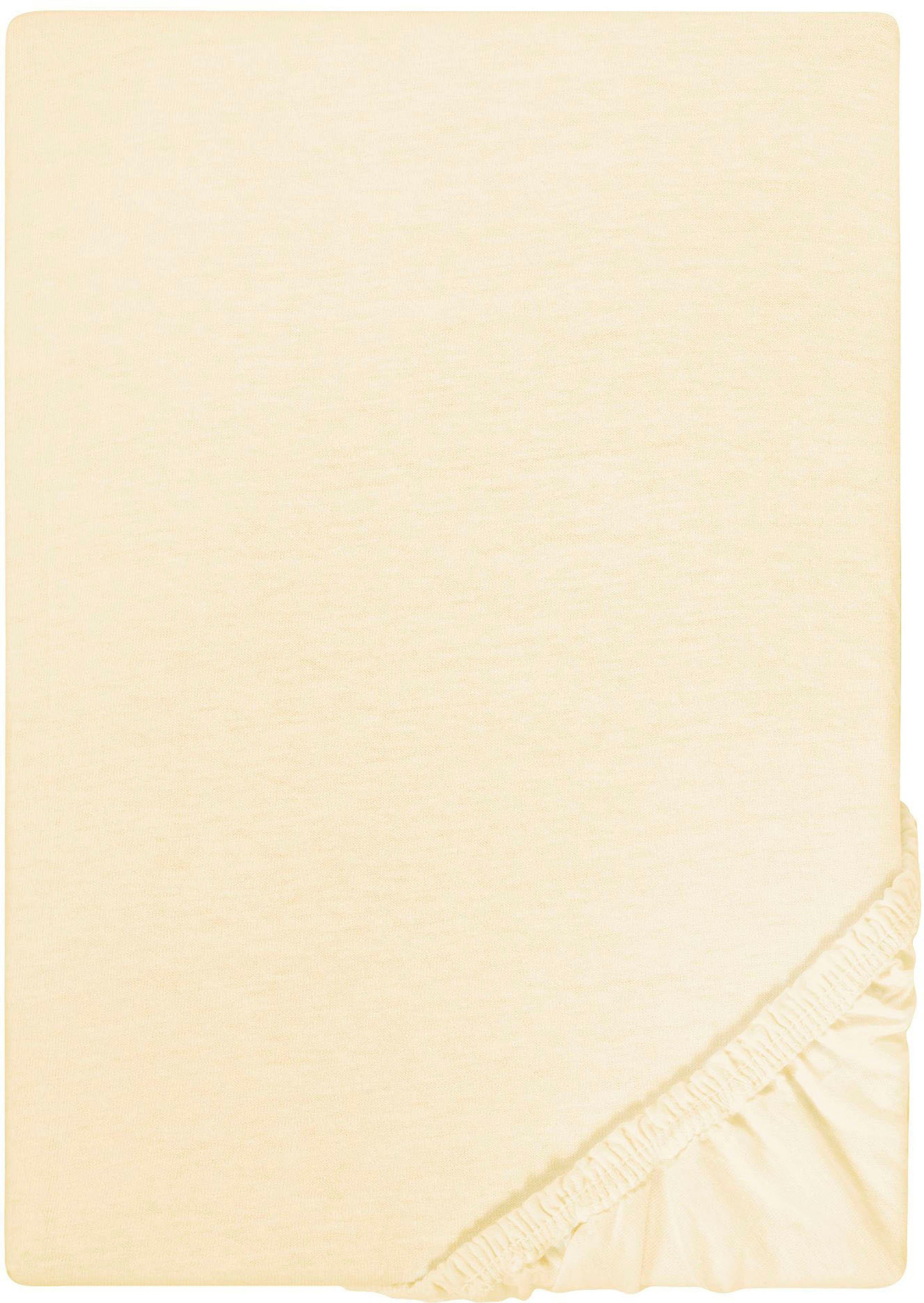 Castell - Markenbettwäsche Spannbettlaken »Jersey in Gr. 90x200, 140x200 od günstig online kaufen