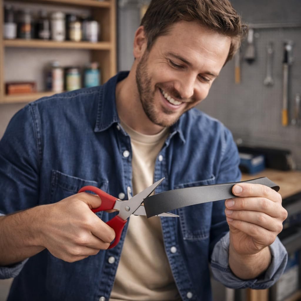 toolmate® Klebeband 1x 3m Magnetklebeband Magnetstreifen Magnetband Selbstklebend (1-St., 1x 3m Magnetklebeband) Zuschneidbar