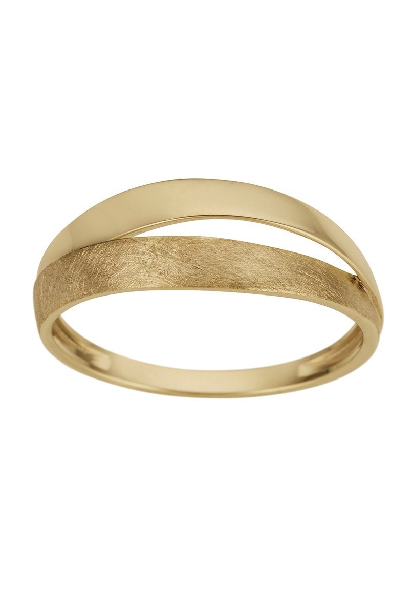 Firetti Goldring Schmuck Geschenk Gold 333 Ringkopf geteilt, teilweise offen