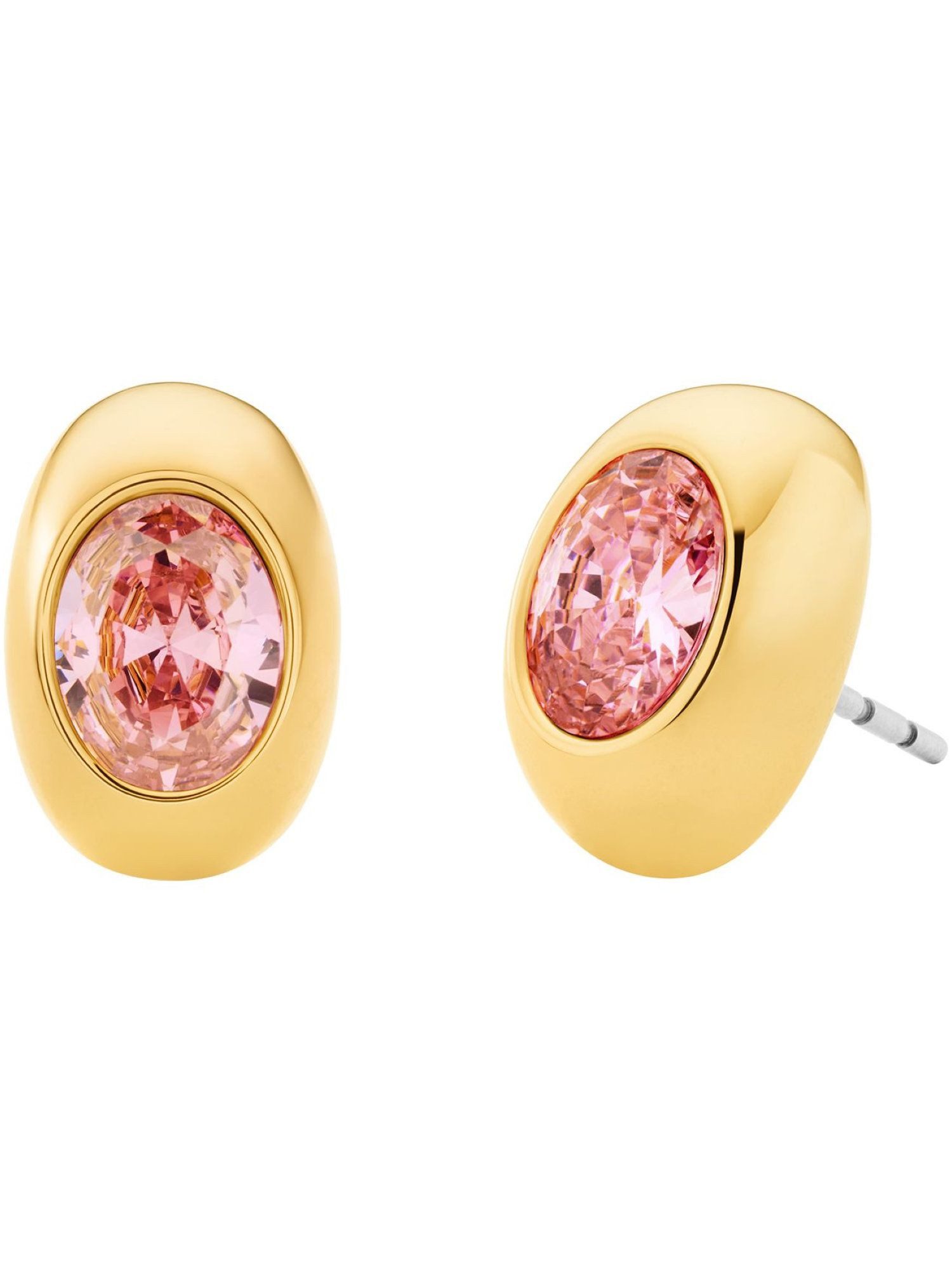 MICHAEL KORS Paar Ohrstecker MKJ8626710, Michael Kors MKJ8626710 Damen Ohrstecker Messing Gold rosa