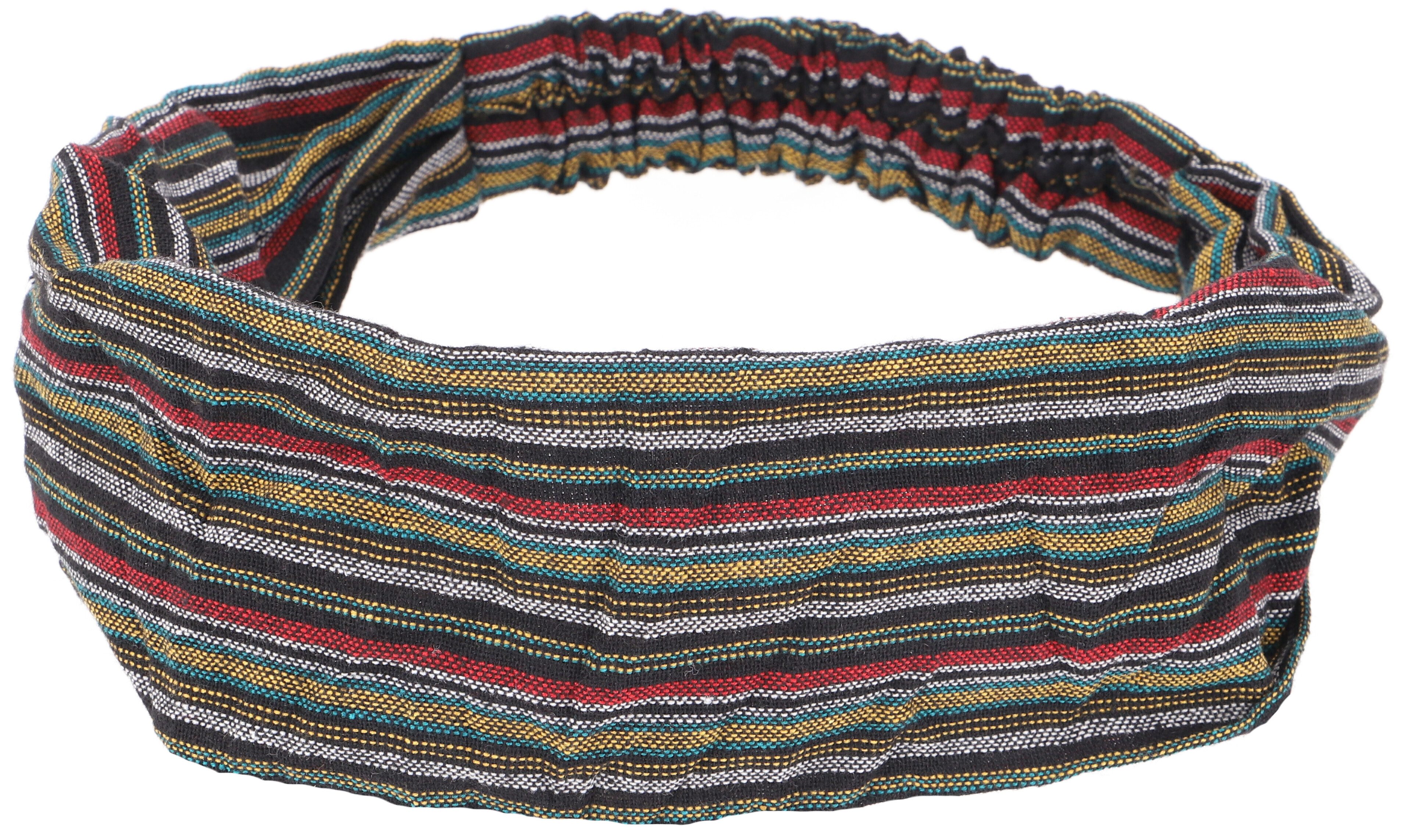 Guru-Shop Stirnband Haarband, Kopfband, gestreifte Bandana..