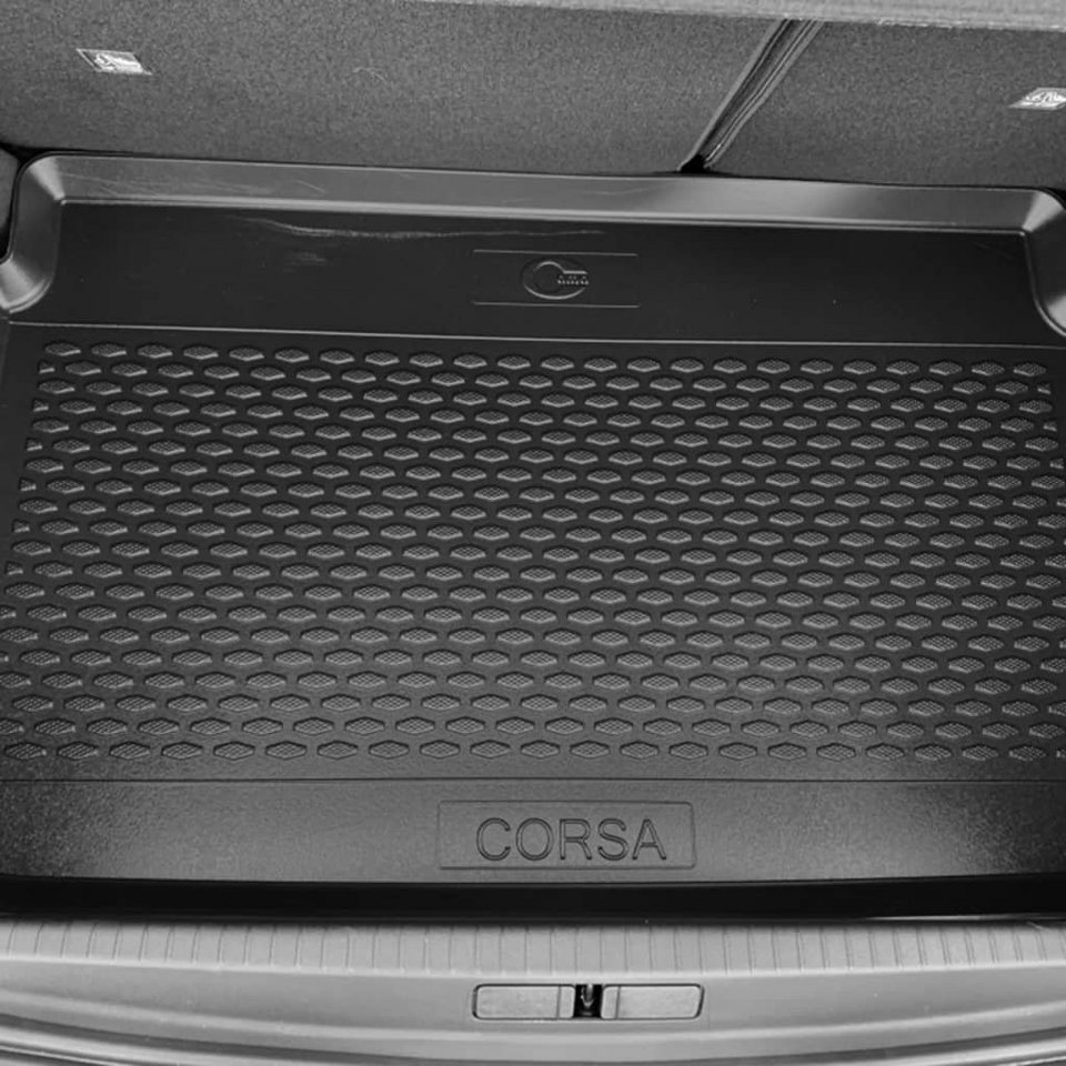 vidaXL Kofferraummatte Auto Kofferraummatte für Opel CORSA (2019),Opel  CORSA-e (2020) Gummi (1 St)