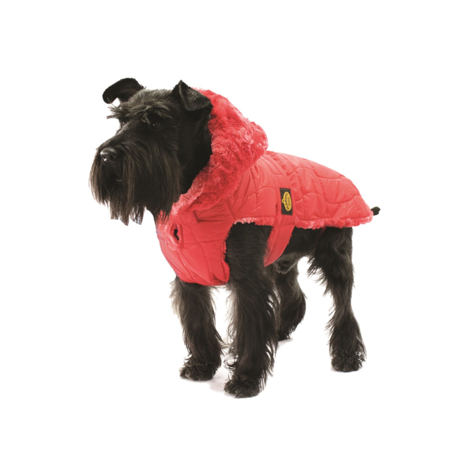 Fashion Dog Hundemantel Steppmantel für Hunde, Rot, 55 cm