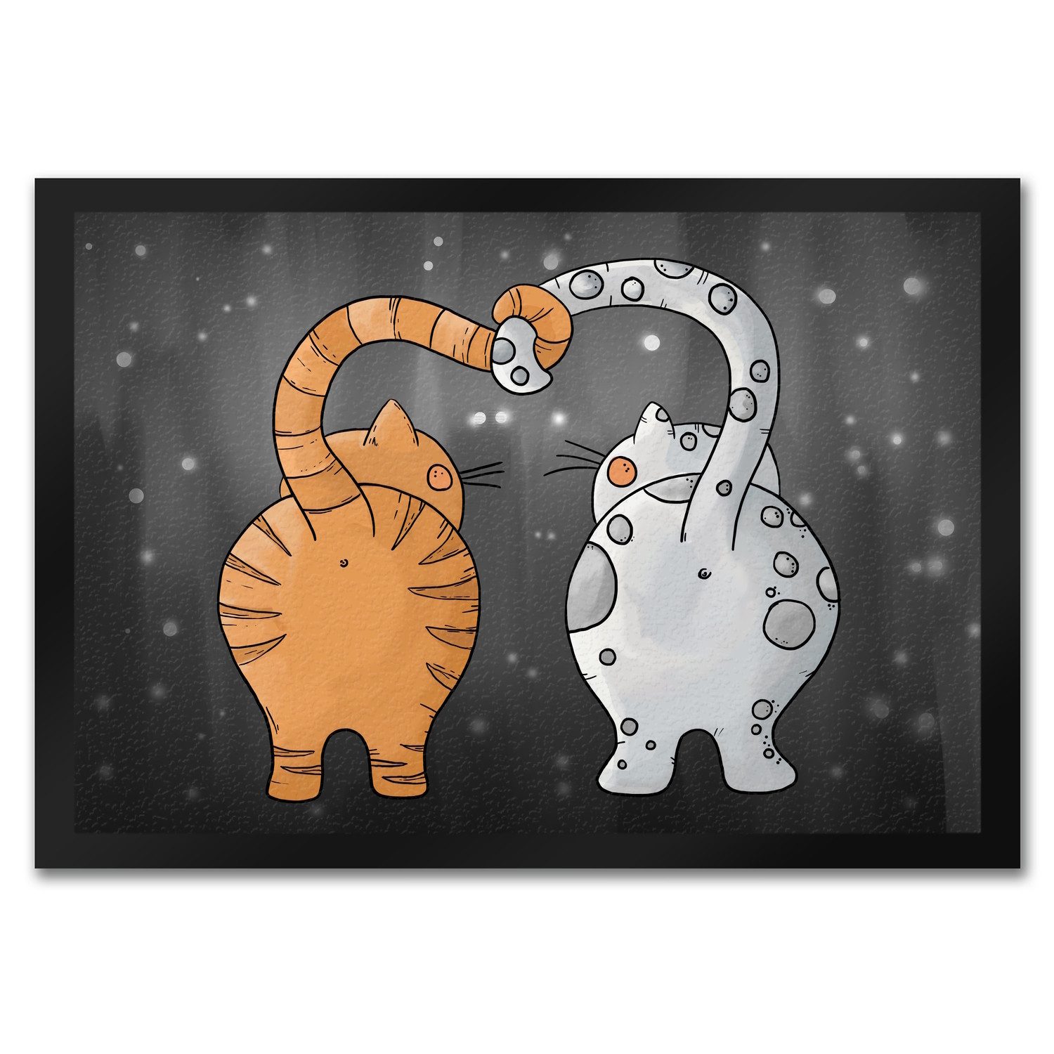 speecheese Fußmatte Katzen Fußmatte in Grau günstig online kaufen