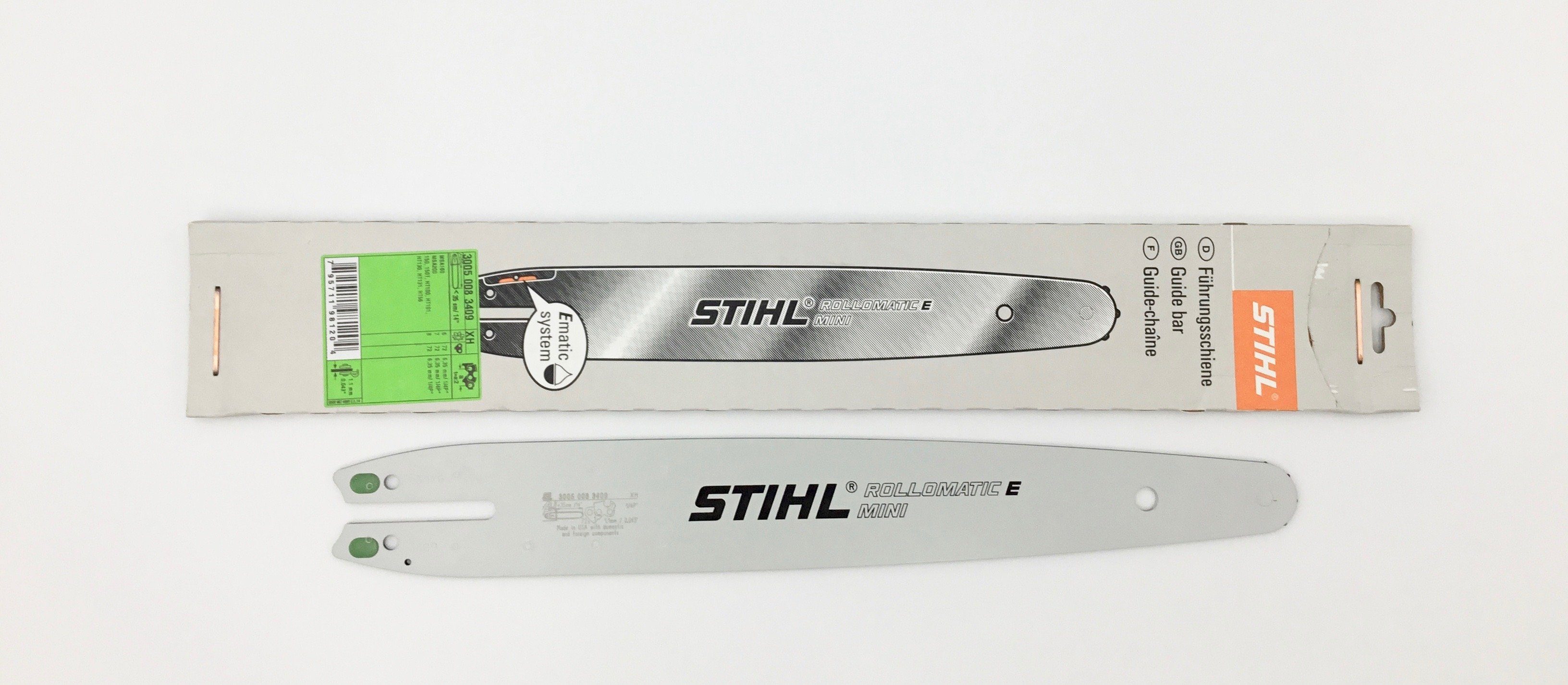 STIHL Führungsschiene Führungsschiene Rollomatic E 35cm / 14" - 1/4"P - 1,1 mm 30050083409, 1,1 mm, (Führungsschiene Rollomatic E 35cm / 14" - 1/4"P - 1,1 mm 30050083409, 1-St., Führungsschiene Rollomatic E 35cm / 14" - 1/4"P - 1,1 mm 30050083409)