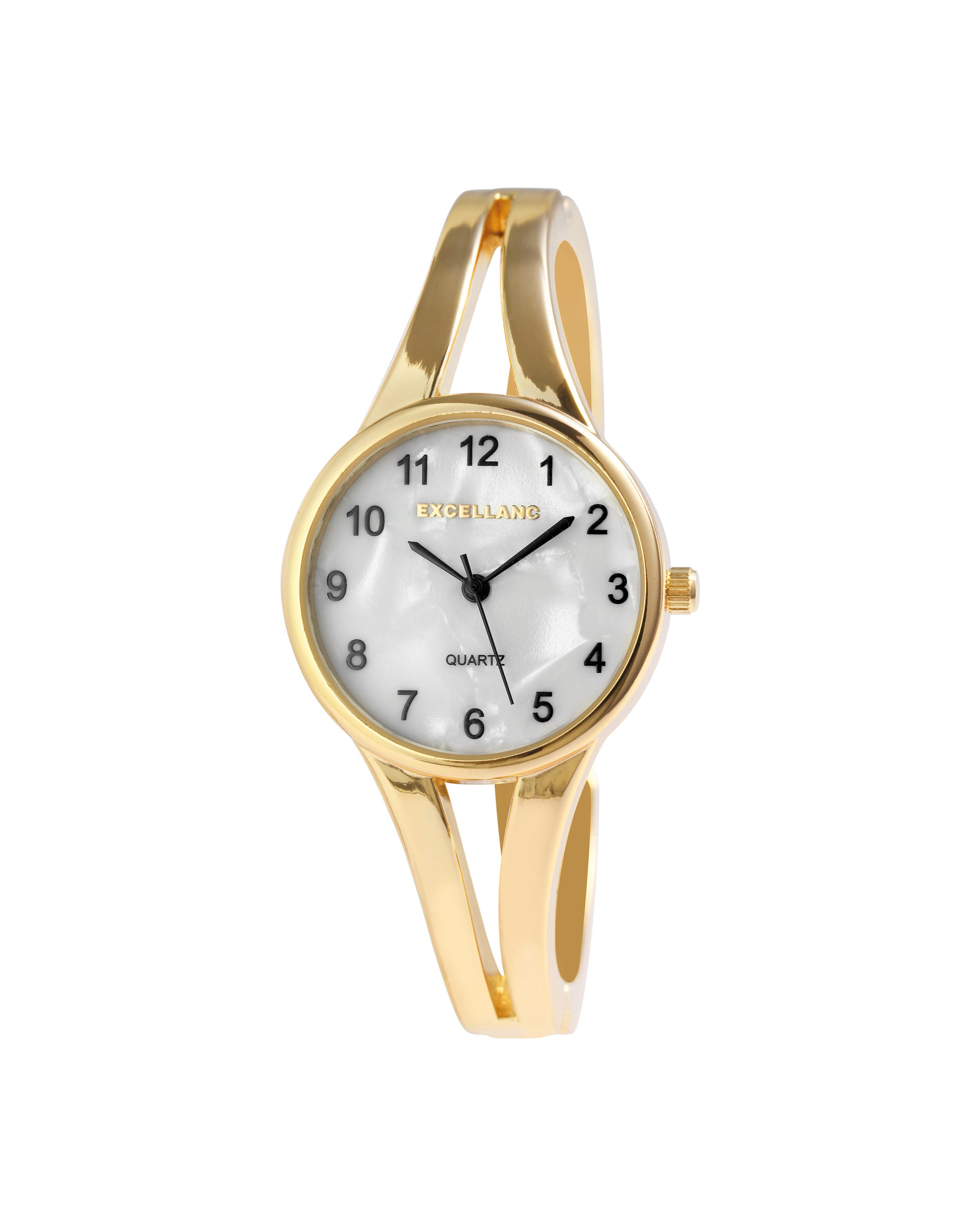 EXCELLANC Quarzuhr Erna, Mineralglas