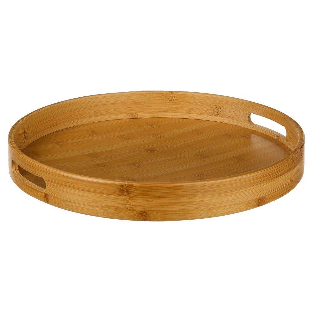 Secret de Gourmet Tablett Tablett Bambus, rund 40 cm, Bambus