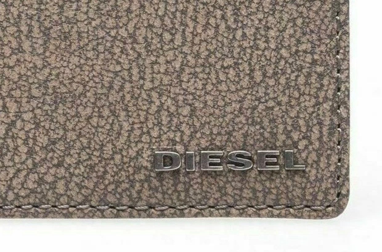 Diesel Kartenetui Dusterr Kreditkarten Tasche Geldbörse, Dezentes Branding als geprägtes Logo und Metallschriftzug