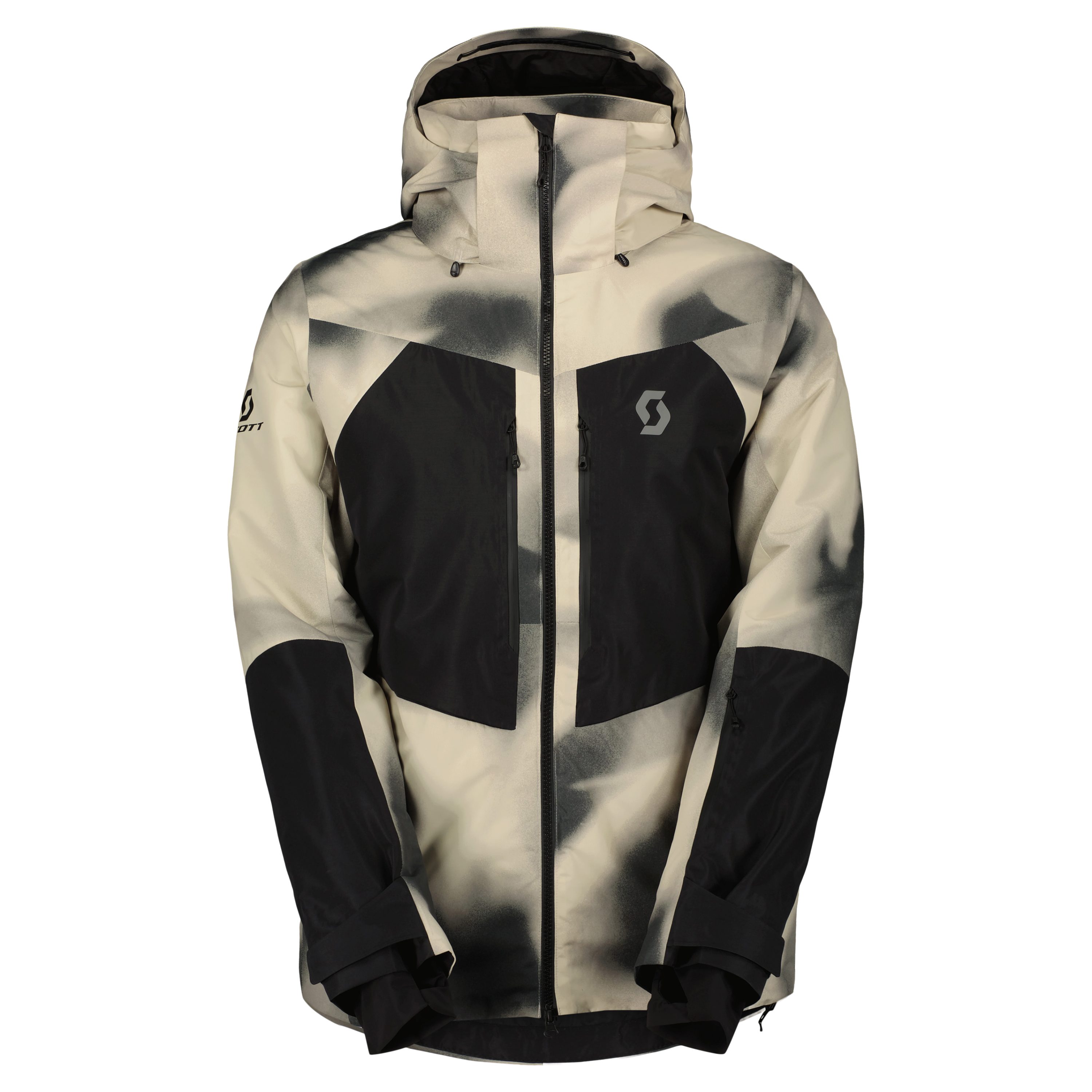 Scott Skijacke SCO Jacket M's Ultimate Dryo dust whiteprint/black