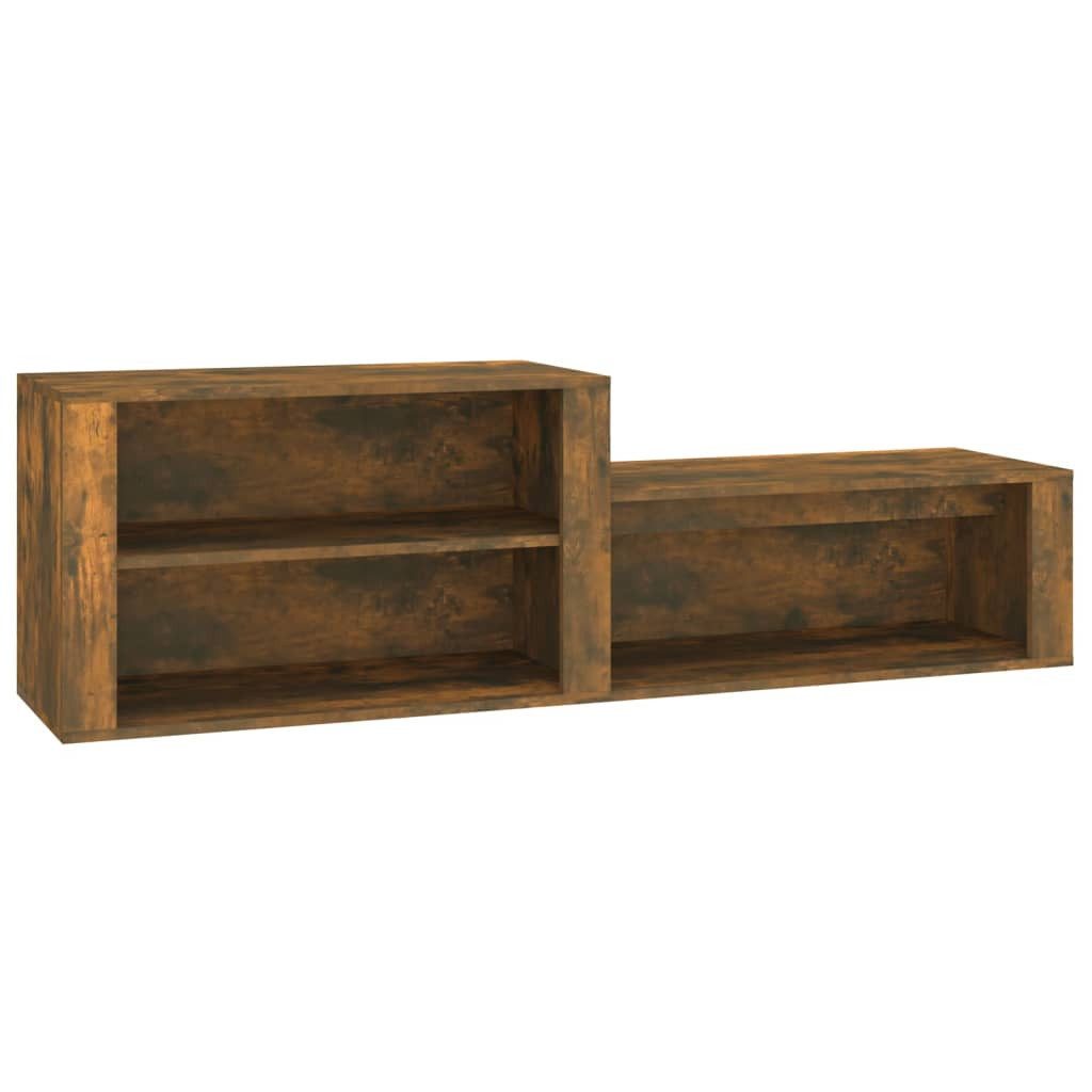 vidaXL Schuhschrank NA Schuhschrank Räuchereiche 150x35x45 cm Spanplatte
