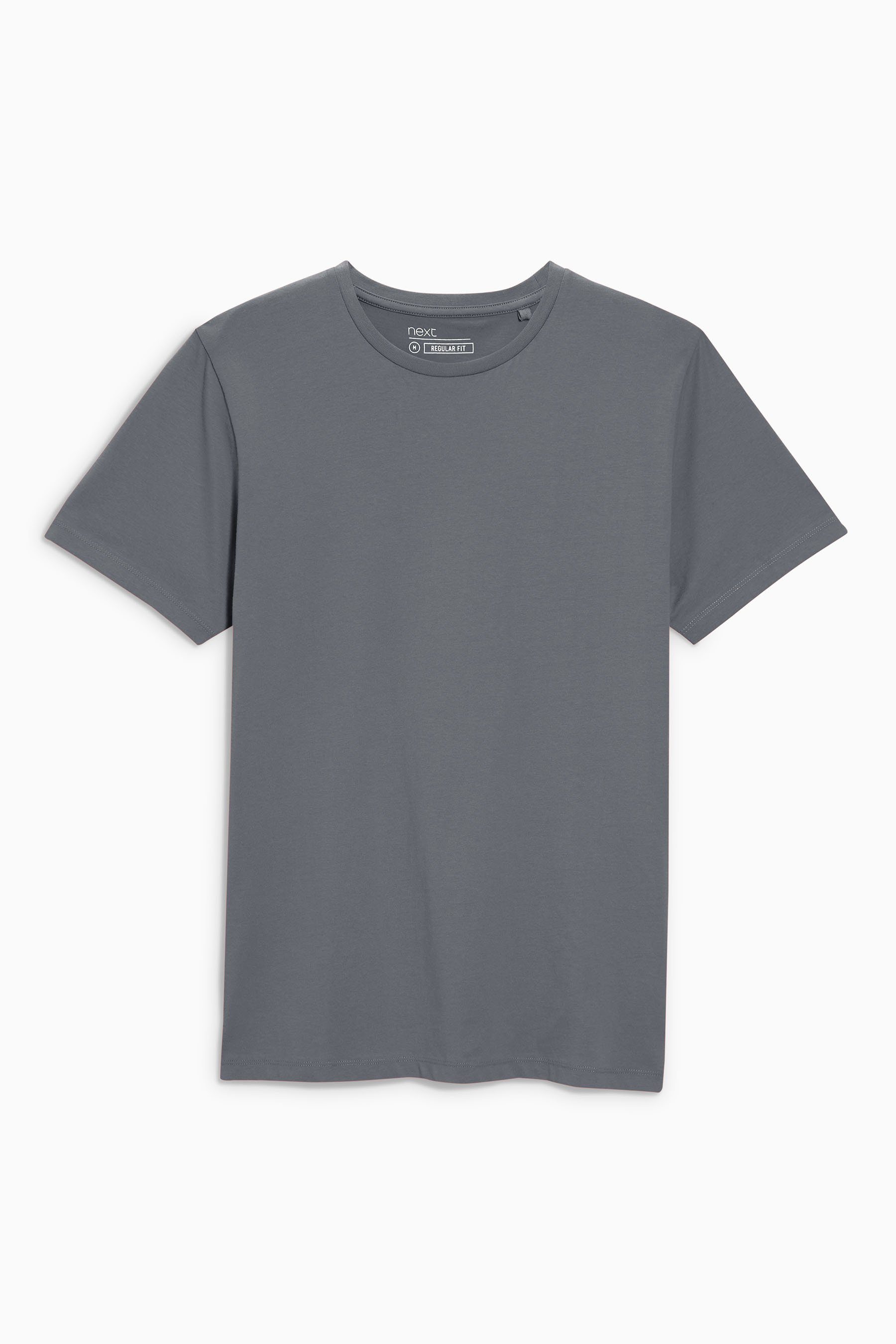Essential Grey Next mit Rundhalsausschnitt Charcoal T-Shirt T-Shirt (1-tlg)