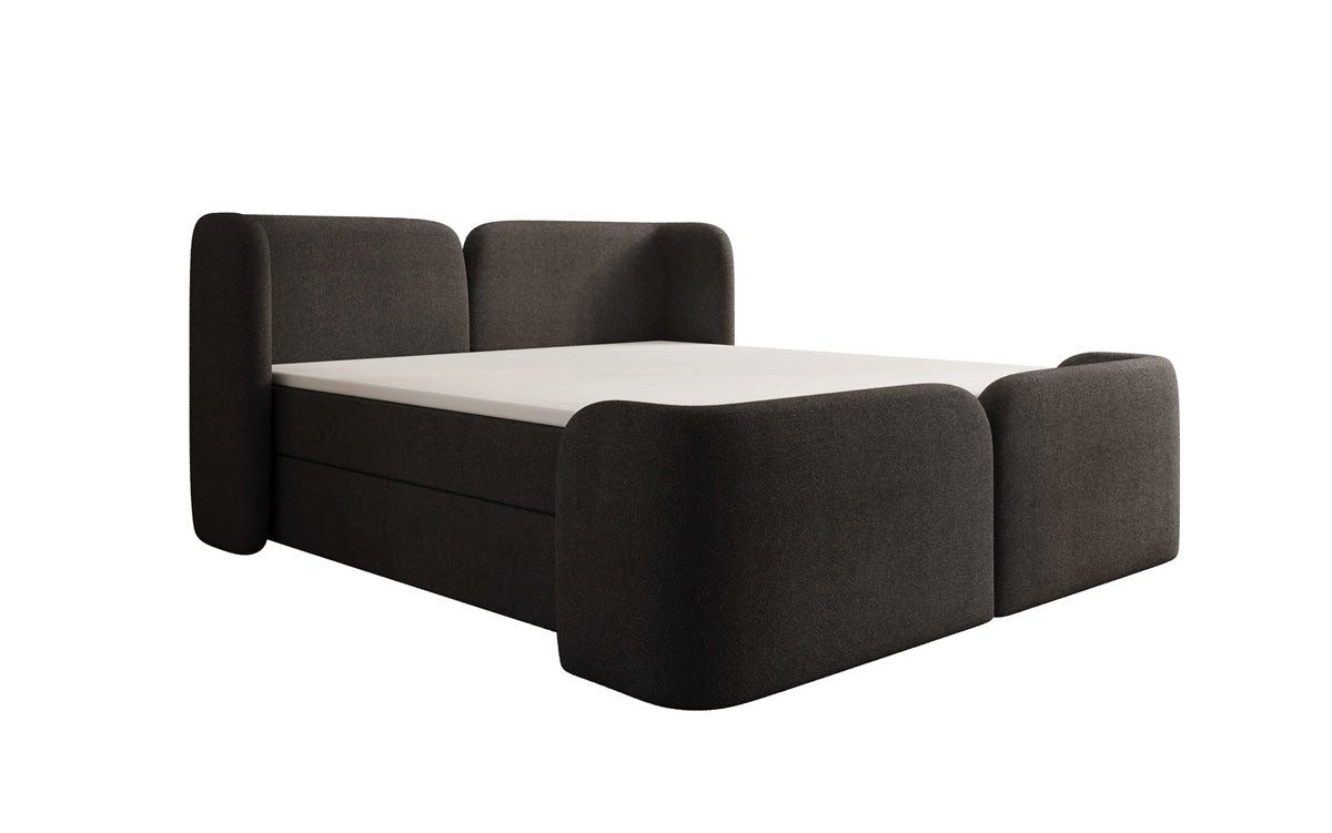 Luxusbetten24 Boxspringbett Riva in Bouclé mit günstig online kaufen
