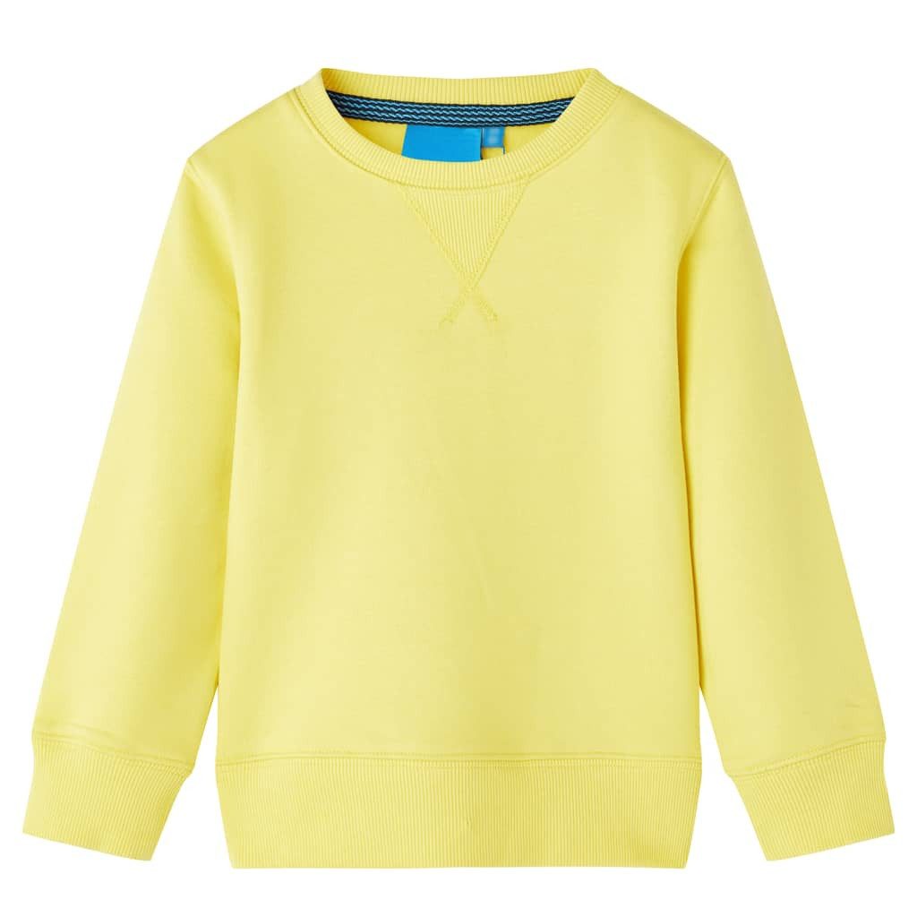 vidaXL Sweatshirt Kinder-Sweatshirt Hellgelb 116
