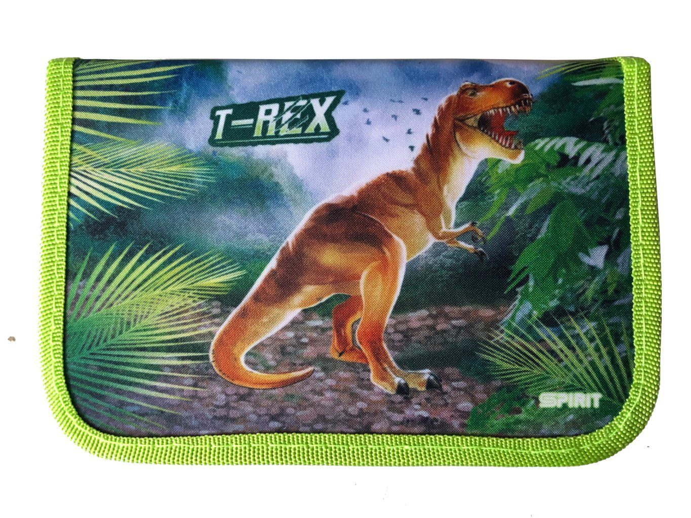 Spirit Federtasche Dino Federmäppchen gefüllt Stifte Etui Federmappe  Dinosaurier, (27-tlg), T-Rex