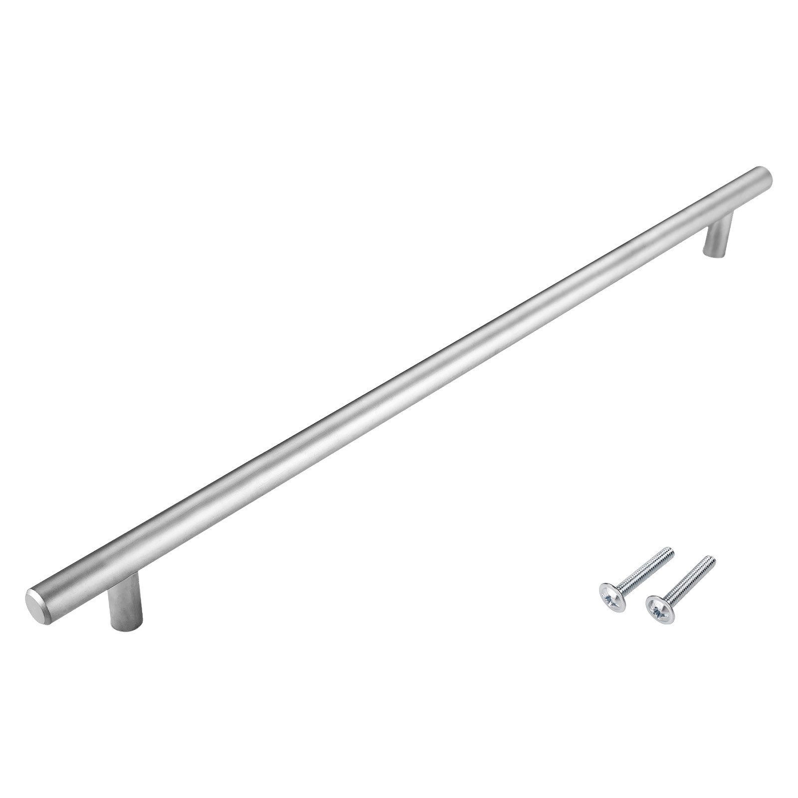 SO-TECH® Möbelgriff Stangengriff G12 Chrom matt Ø 12 mm BA 64 - 480 mm, Lochabstand 320 mm - inkl. Schrauben