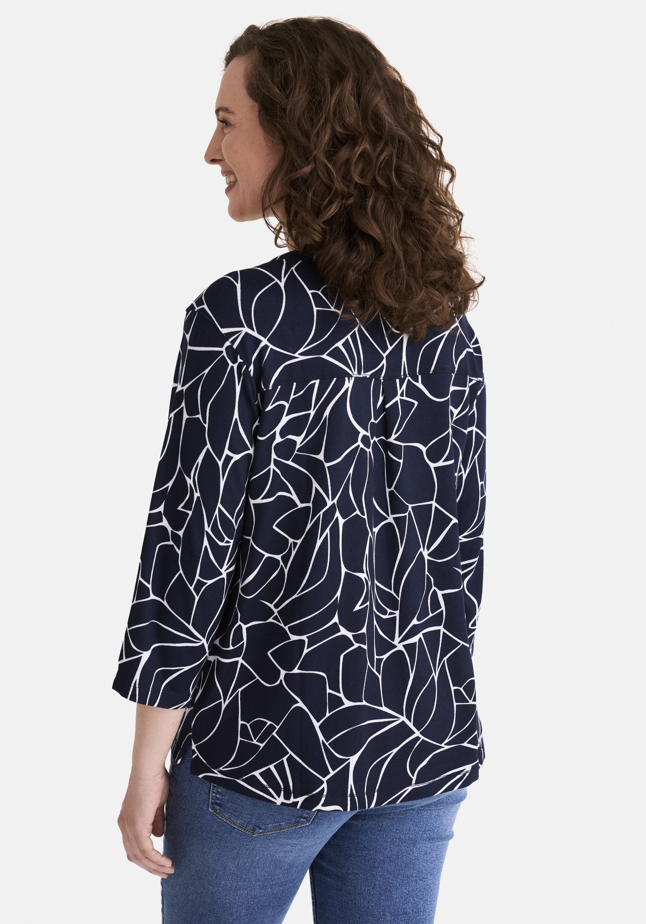 STOOKER WOMEN 3/4-Arm-Shirt MARIE Print Shirt Bluse 3/4-Arm Regular Fit Shi günstig online kaufen