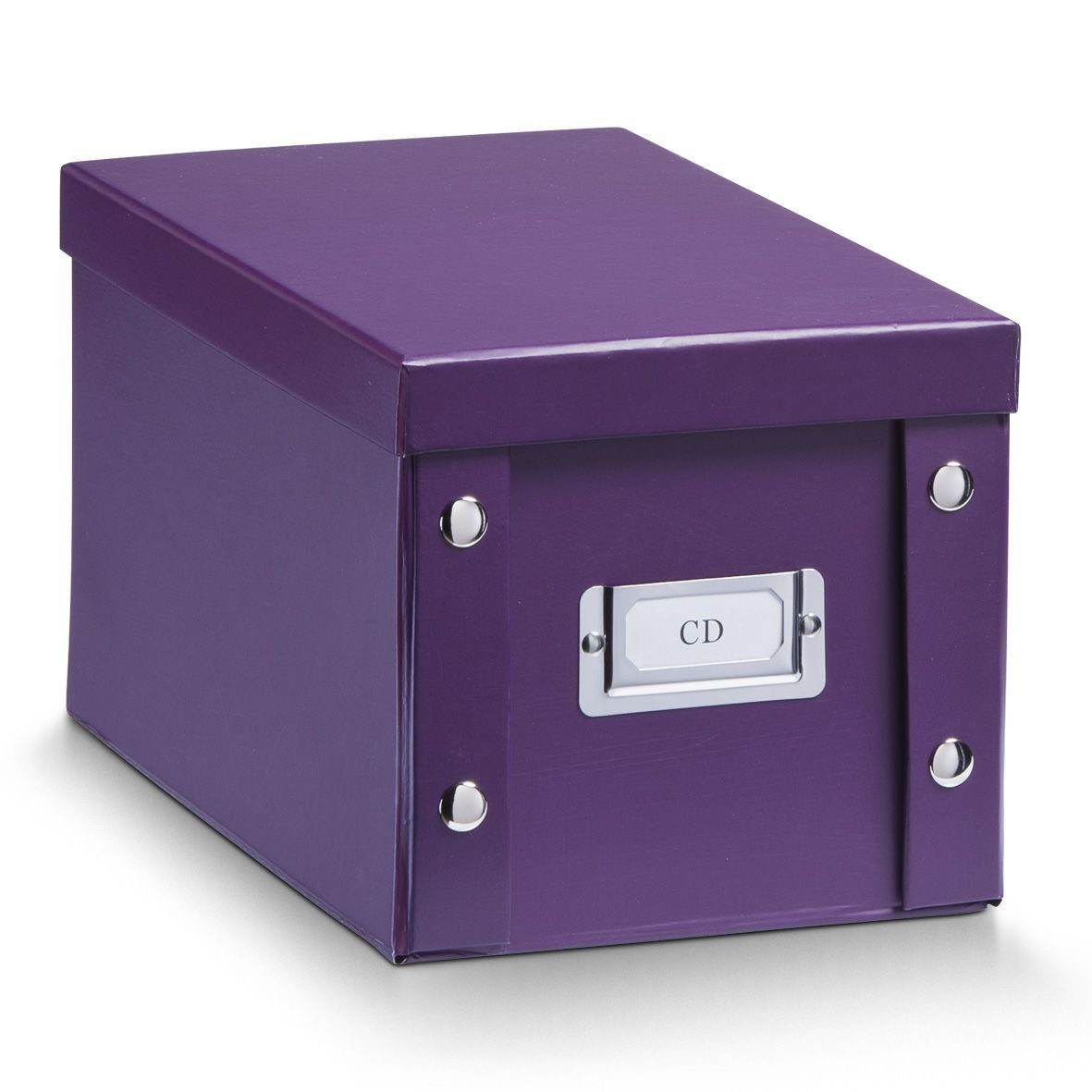 Zeller Present Aufbewahrungsbox Box, zeller Box SPACE lila (BHT 16.50x15x28  cm) BHT 16.50x15x28 cm lila