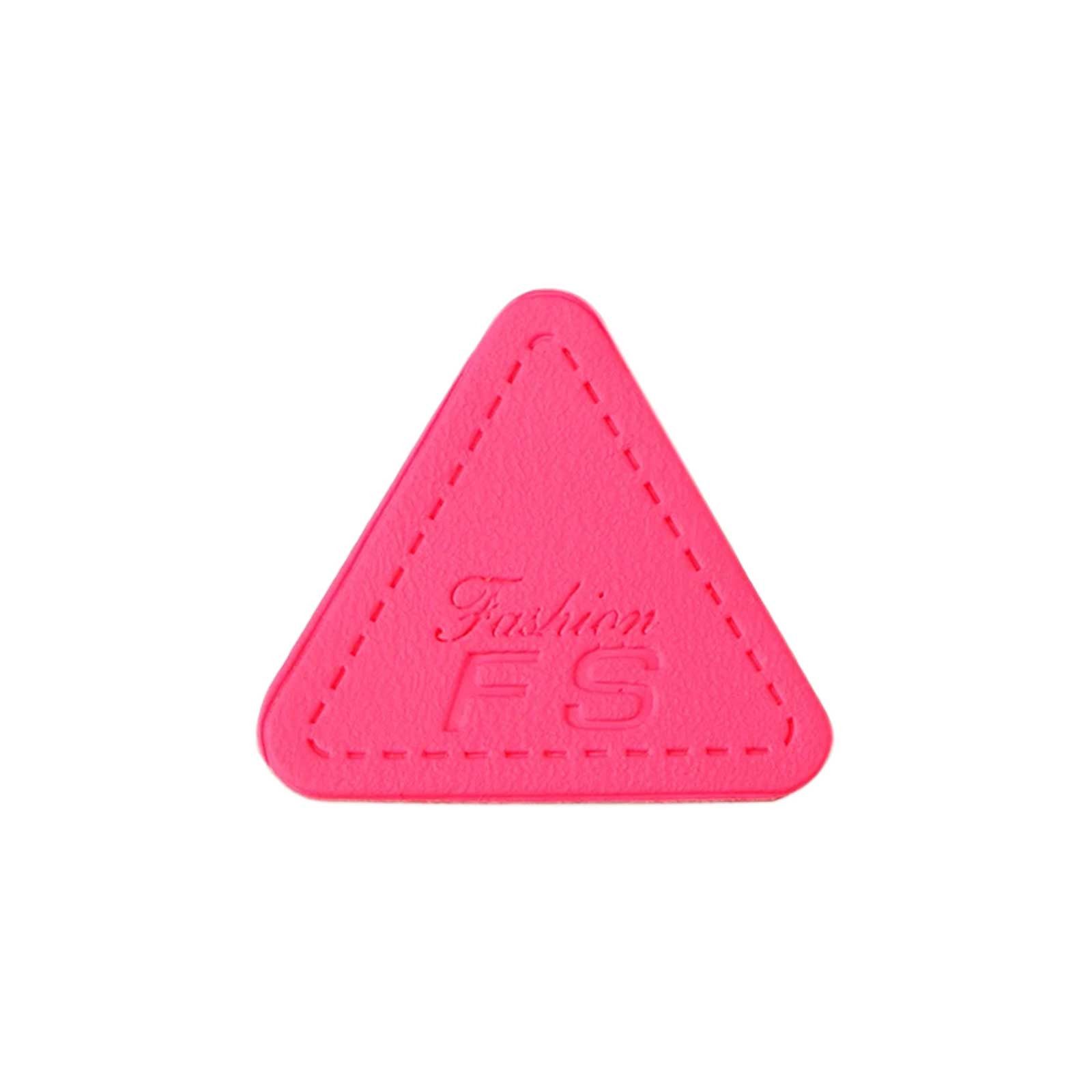 maDDma Aufnäher 10 Aufnäher Fashion FS, Kunstleder, neonpink