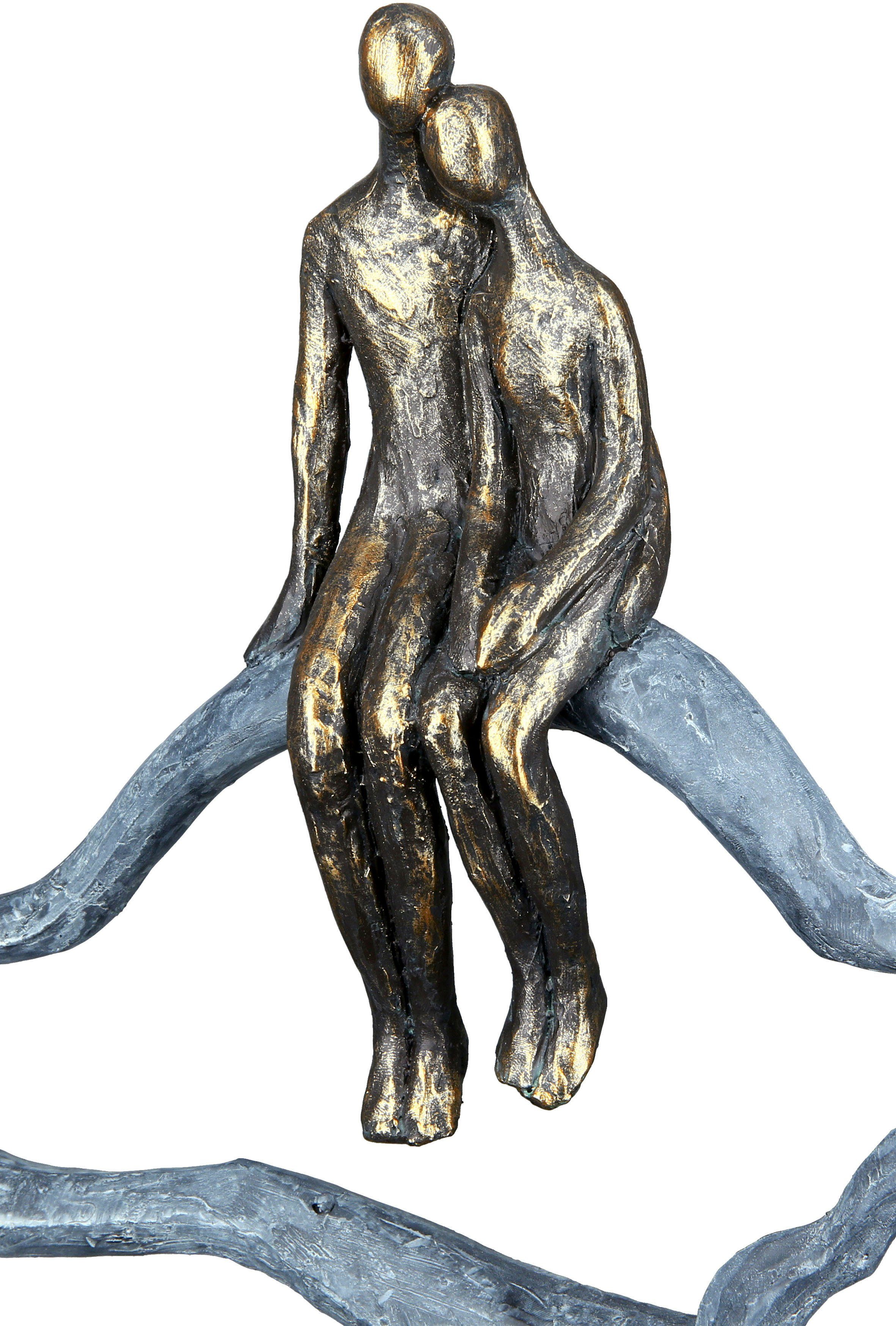 Casablanca by Gilde Dekofigur Skulptur Lovecloud, (1 St), bronzefarben/grau grau