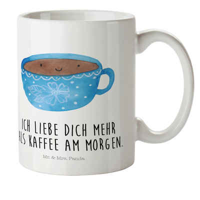 Mr. & Mrs. Panda Kinderbecher Kaffee Tasse - Weiß - Geschenk, Kindergarten Tasse, lustige Sprüche, Kunststoff, Bruchfest