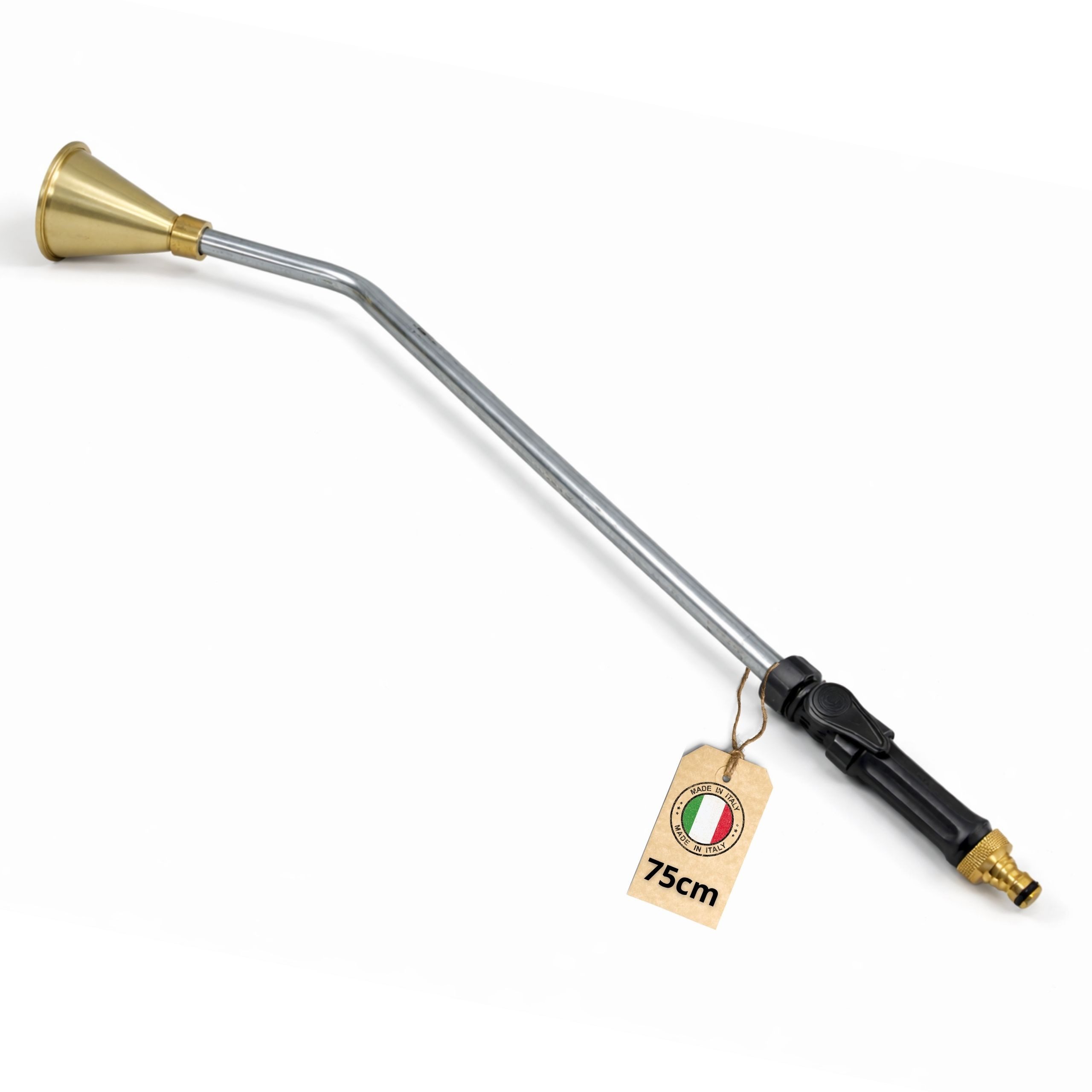 LIVLIG Bewässerungsbrause Gießstab Metall, 75 cm lang, (Set, 2-St., Gießstab mit Blumenbrause), Robustes Metall, 1/2 Zoll Klicksystem