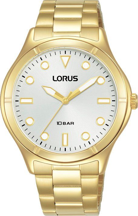 LORUS Quarzuhr RG248VX9, Armbanduhr, Damenuhr, Herrenuhr, Edelstahlarmband