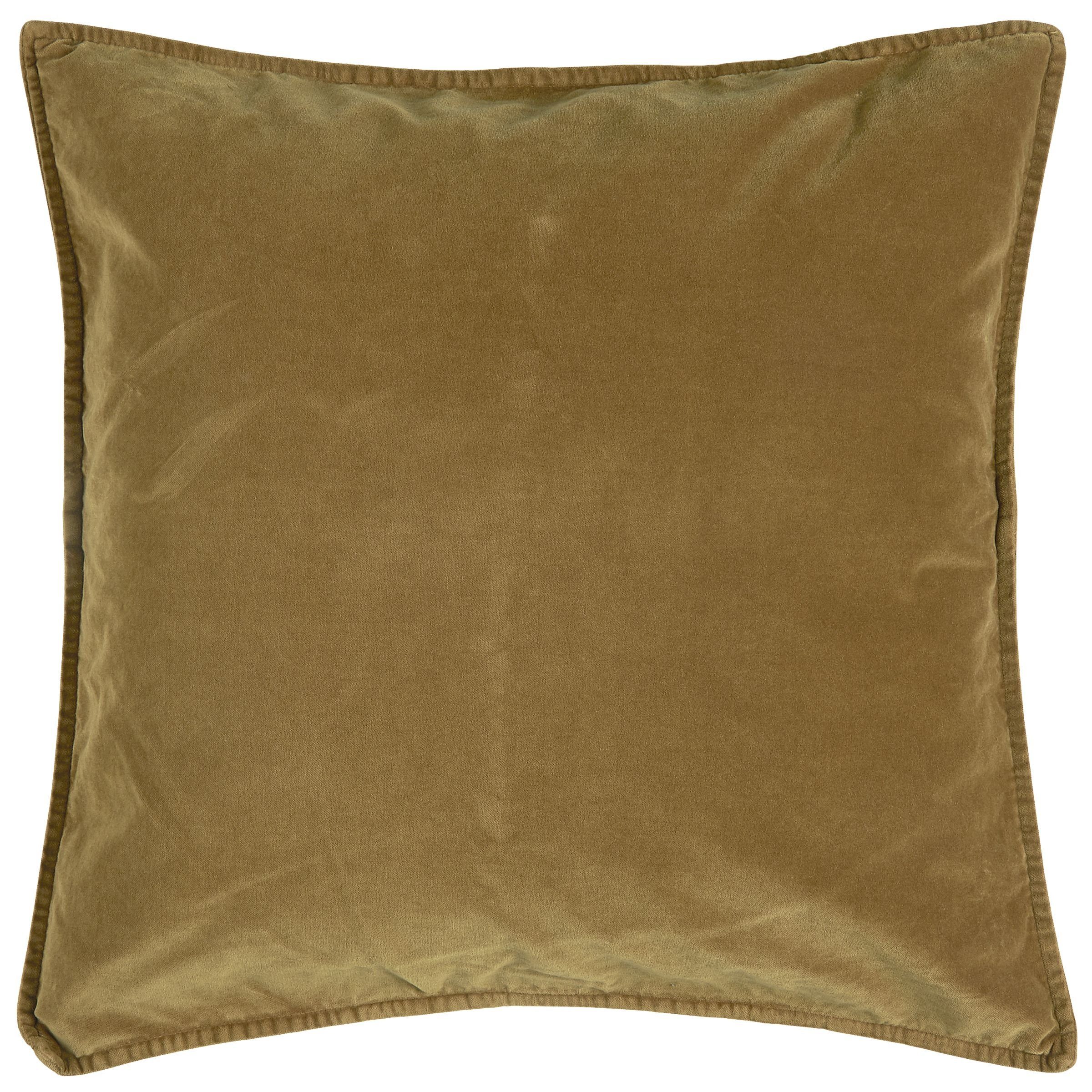 Ib Laursen Kissenhülle Kissenbezug Kissenhülle Samt Velour Clay Lehm Braun 52x52cm Ib. € 28,90, (€ 28,90 pro 1 Stk).
