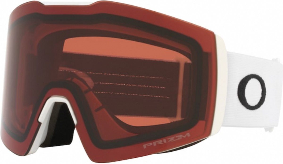 Oakley Skibrille Fall Line M (mittel) Matt Weiß/ Prizm Garnet - OO7103-52, (2-St), Antifog double Lens