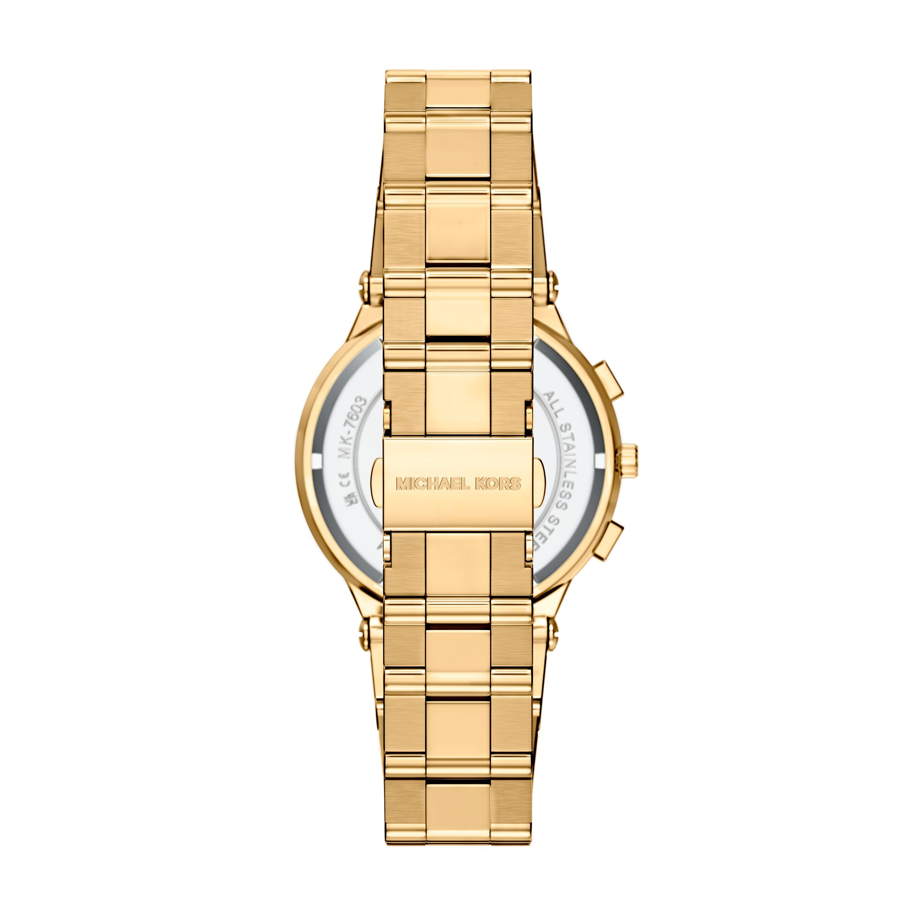 MICHAEL KORS Chronograph Billie MK7603, Quarzuhr, Armbanduhr, Damenuhr, Edelstahlarmband, analog, Tag