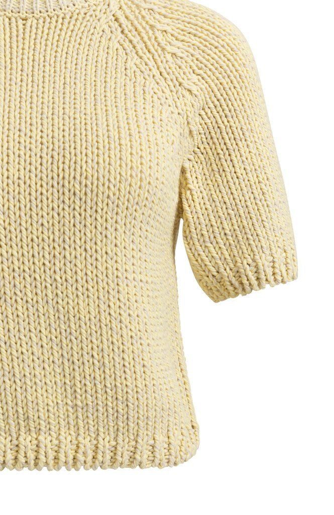 YAYA Rundhalspullover Pullover aus dickem Strick
