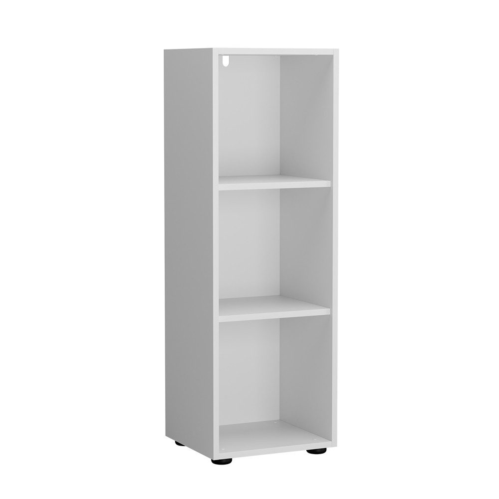 Vicco Bücherregal Estell, Weiß, 36.2 x 107.6 cm 3 Fächer