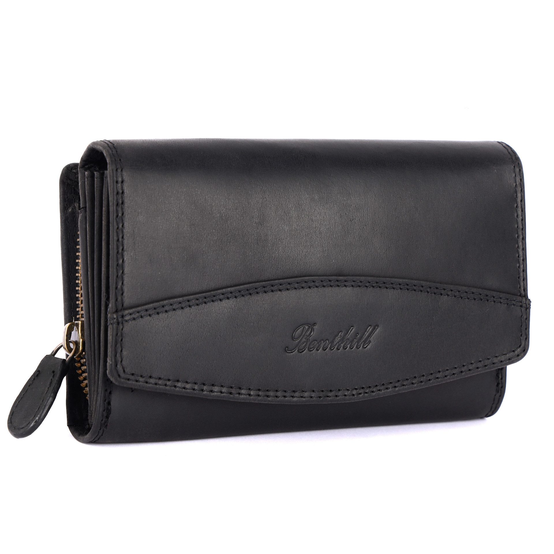 Benthill Geldbörse Damen Echt-Leder XL Portemonnaie günstig online kaufen