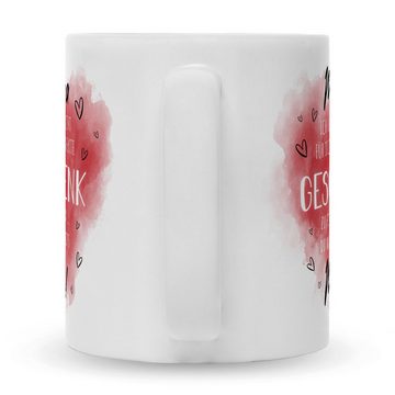 GRAVURZEILE Tasse mit Spruch Geschenk für Mama, Keramik, Farbe: Weiß
