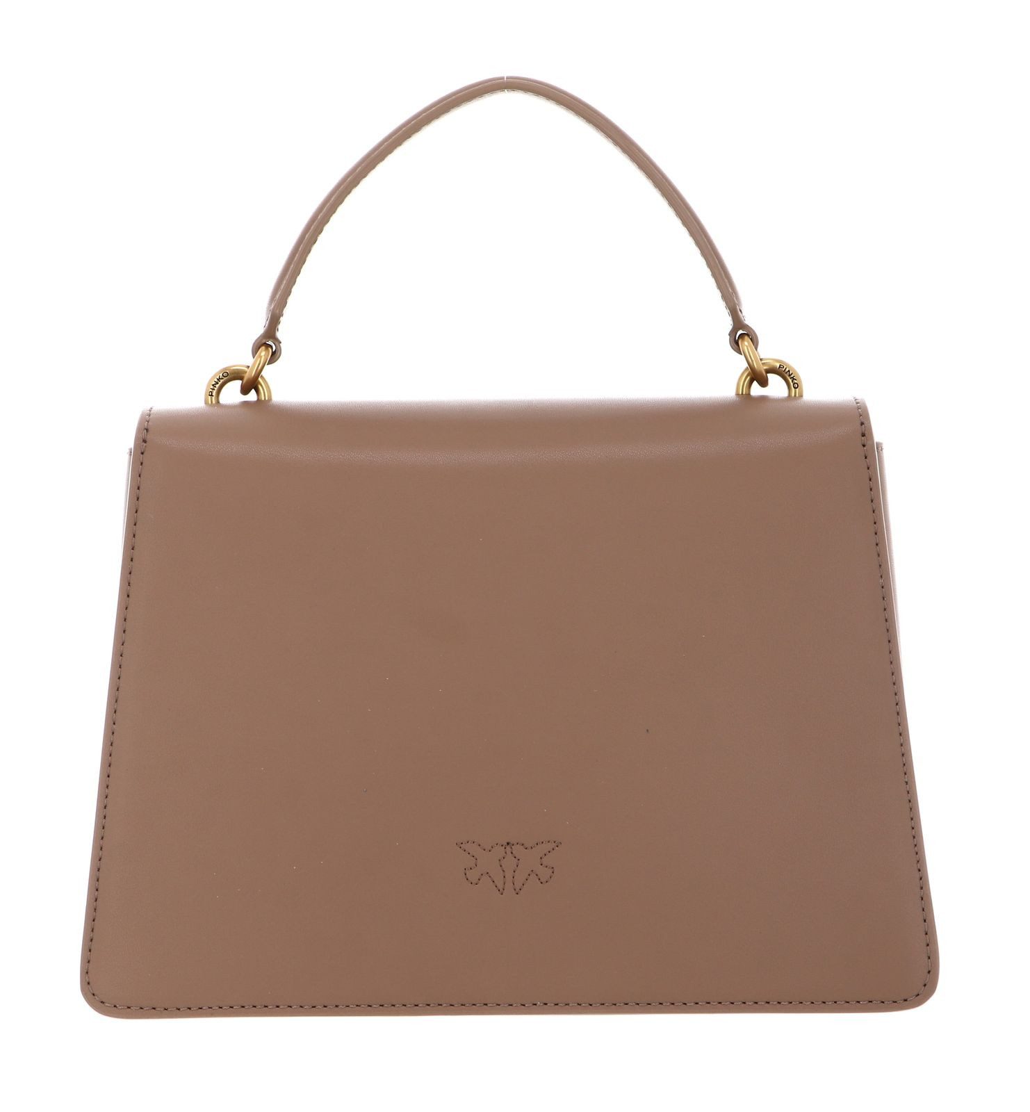 PINKO Handtasche Top Handle Classic Light, aus echtem Rindsleder