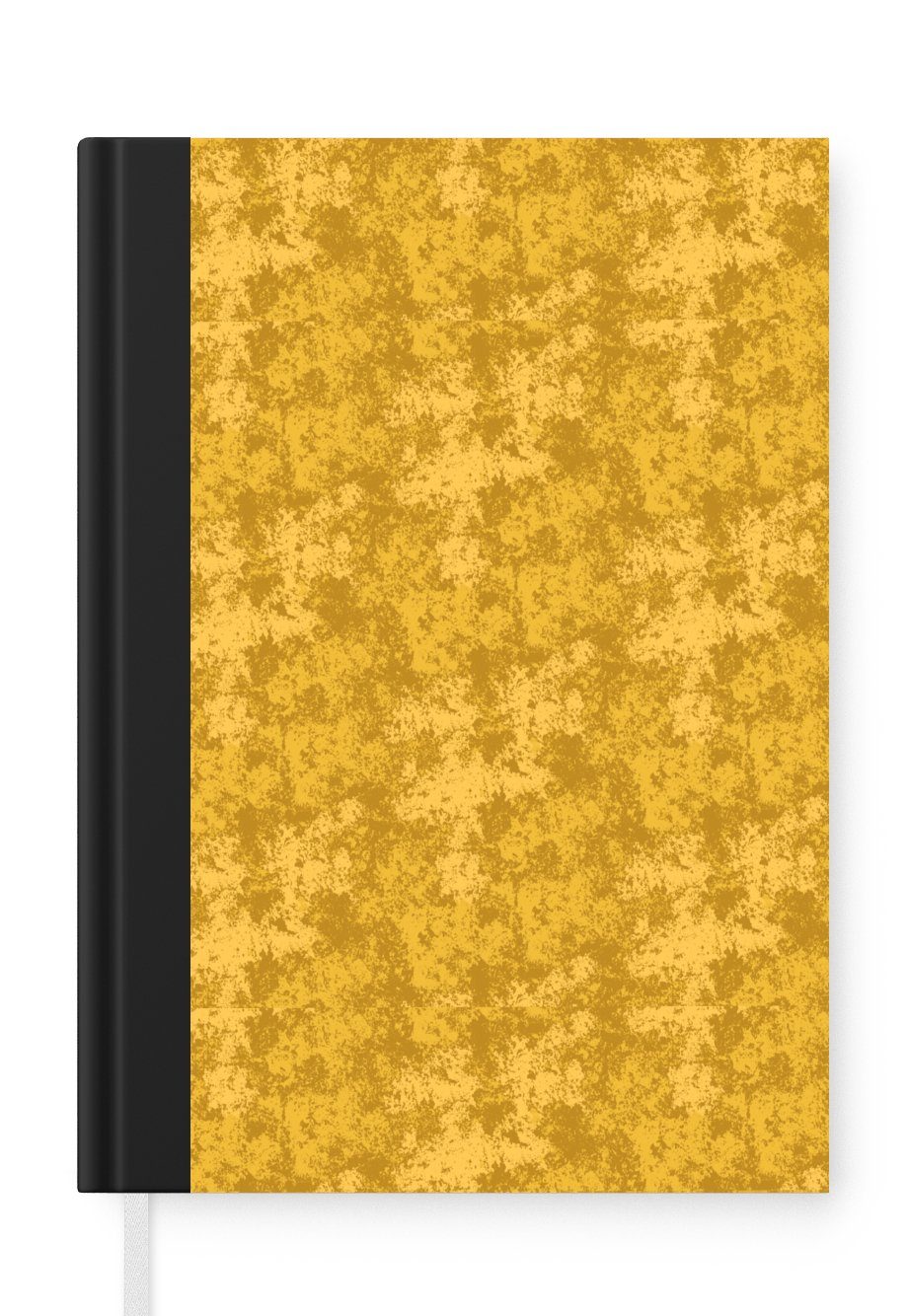 MuchoWow Notizbuch Kunst - Gelb - Symbolismus - Gustav Klimt, Journal, Merkzettel, Tagebuch, Notizheft, A5, 98 Seiten, Haushaltsbuch