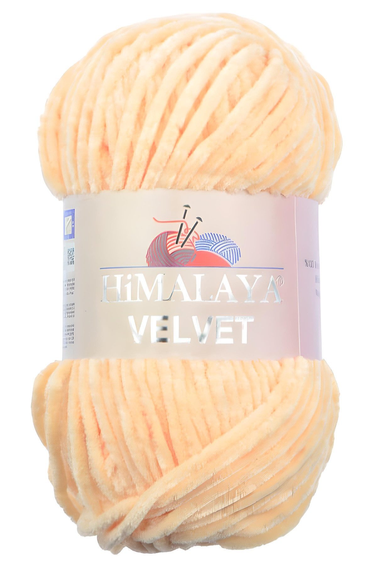 Himalaya Velvet Wolle - 100% Micro-Polyester, 100g/120m, Stärke 6 Super Bulky Häkelwolle, 120 m (Einzel-Pack, 1-St), Superbauschiges Chenille Garn