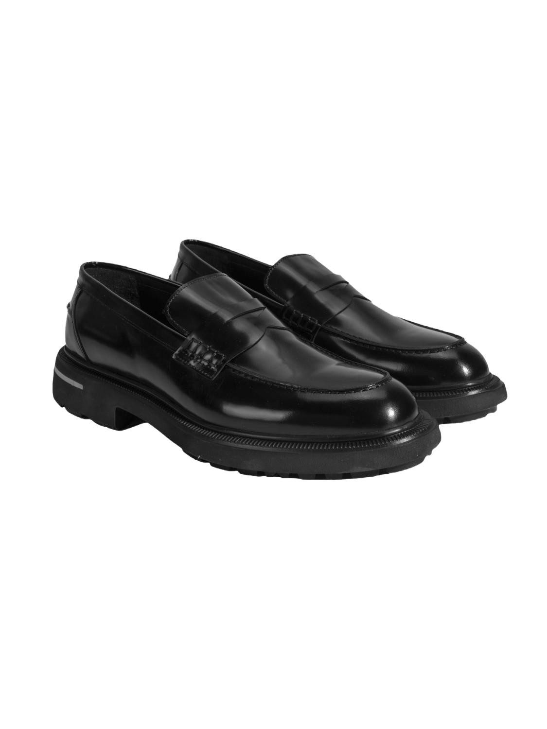 Desa Herren-Slipper – Lederoptik, Schnürung, atmungsaktiv, flacher Absatz L günstig online kaufen