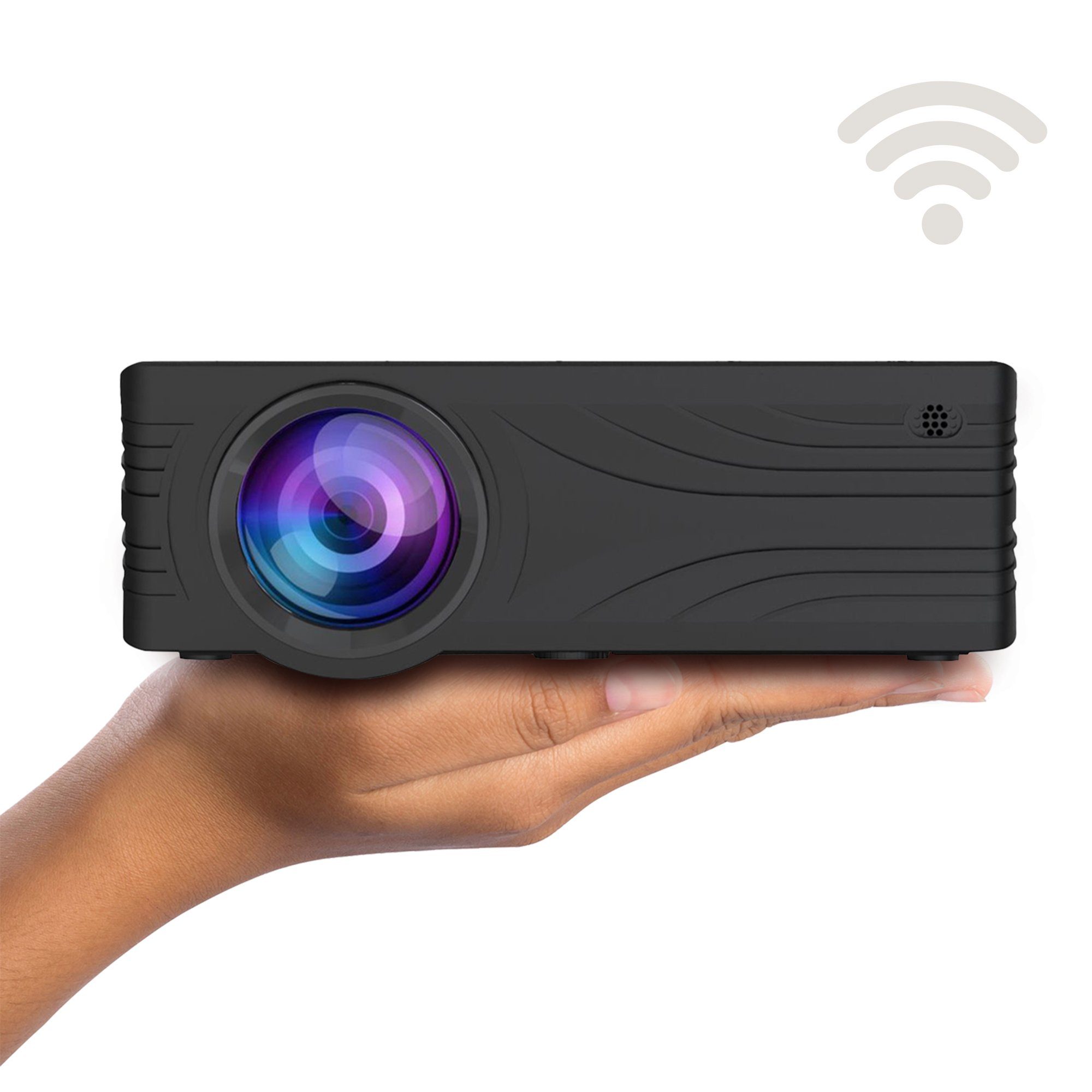 LA VAGUE LV-HD240 WI-FI LED-Projektor LED-Beamer (2000 lm, 1000:1, 1920 x 1080 px, LED-Projektor)