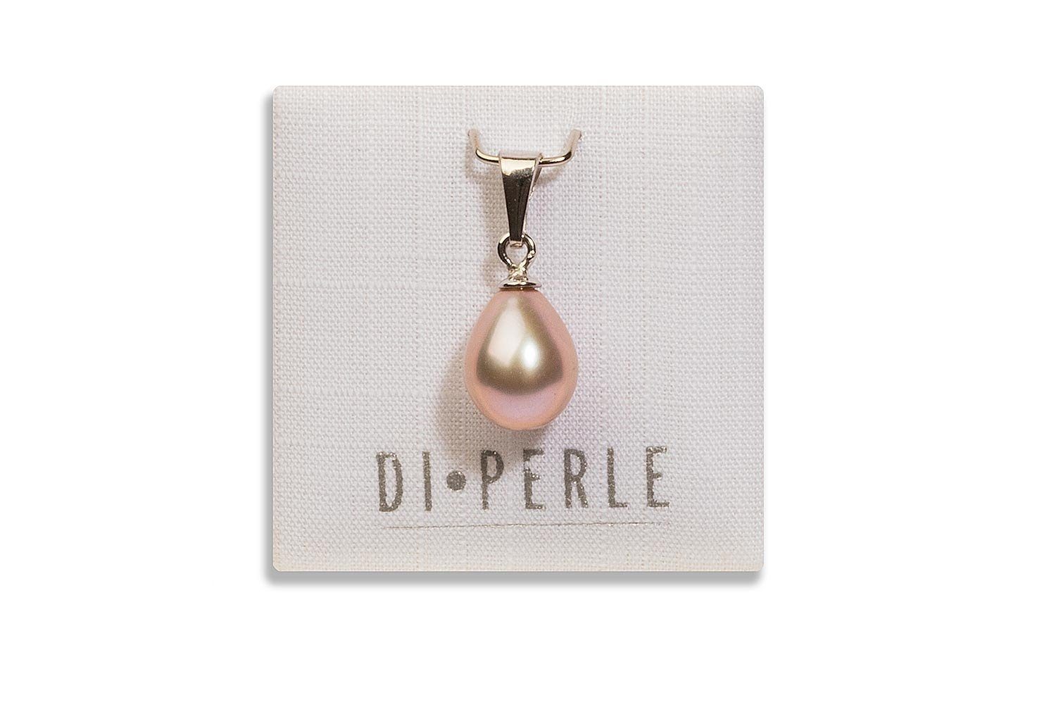Adelia´s Perlenanhänger Damen Perlenschmuck 925 Silber Süsswasser Perlen Anhänger, Damen Perlenschmuck