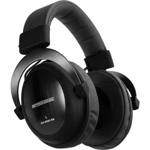 Pronomic Studio-Kopfhörer mit hohem Tragekomfort HiFi-Kopfhörer (ausgewogener Klang mit brillanten Höhen und präzisen Bässen)