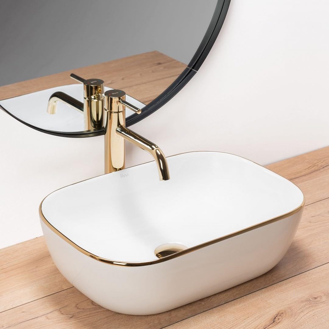 GTM Design Aufsatzwaschbecken BELINDA Modern Waschbeckenm günstig online kaufen