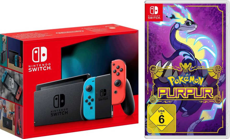 Nintendo Switch, inkl. Pokemon Purpur