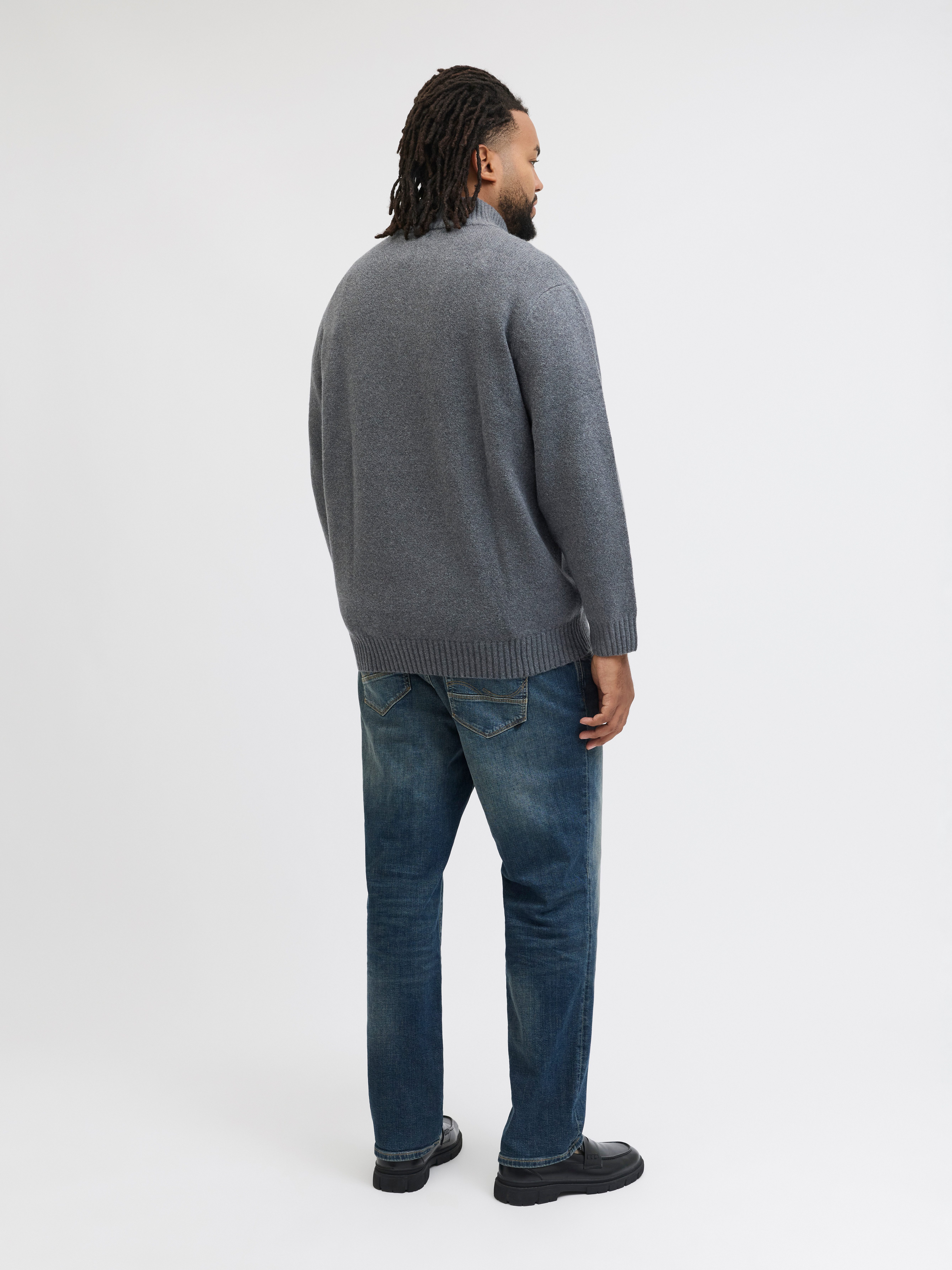 Jack & Jones PlusSize Troyer JORNORREBRO KNIT HALF ZIP PLS – Bild 2 von 5