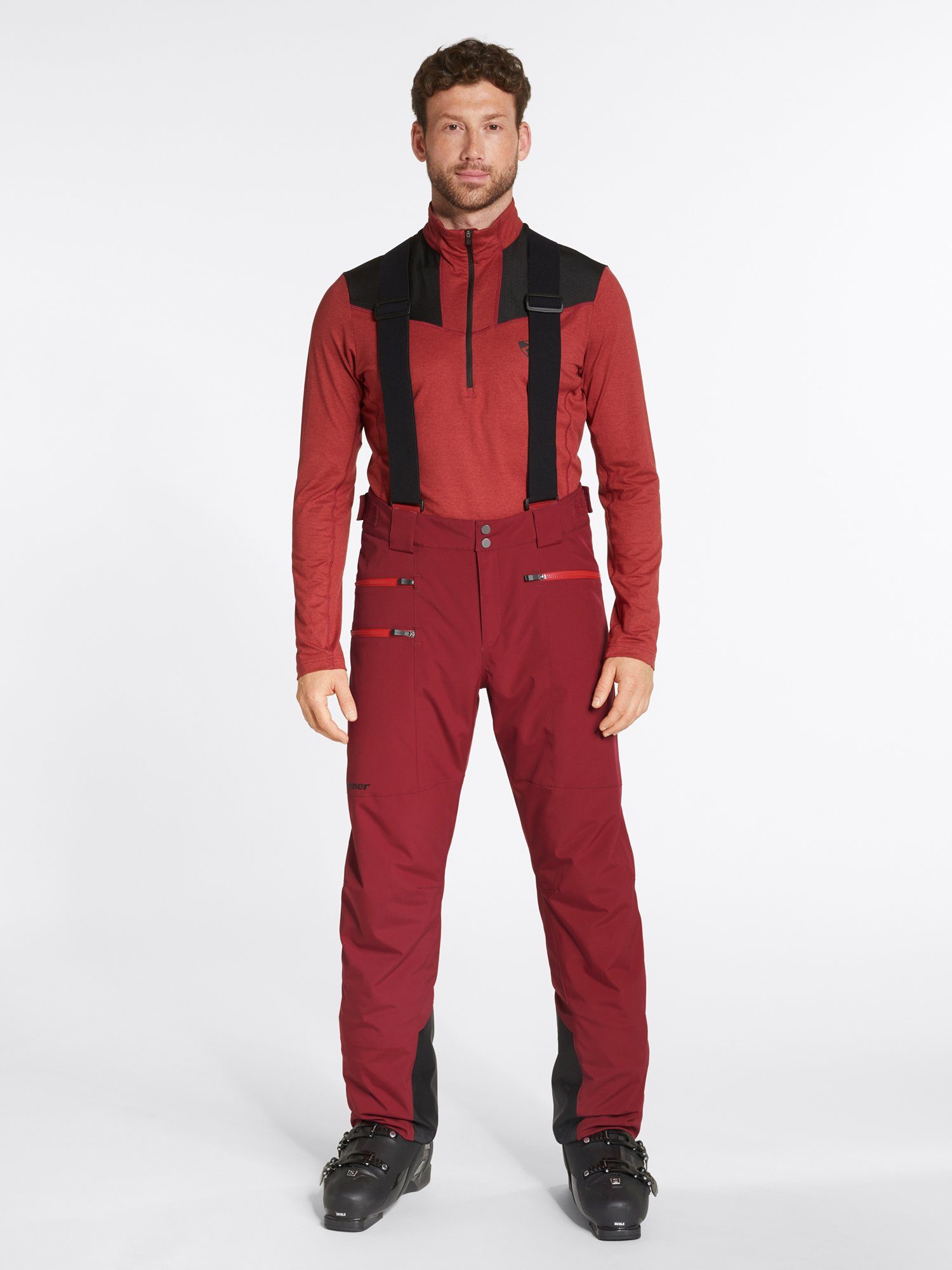 Ziener Skihose TRONADOR rot