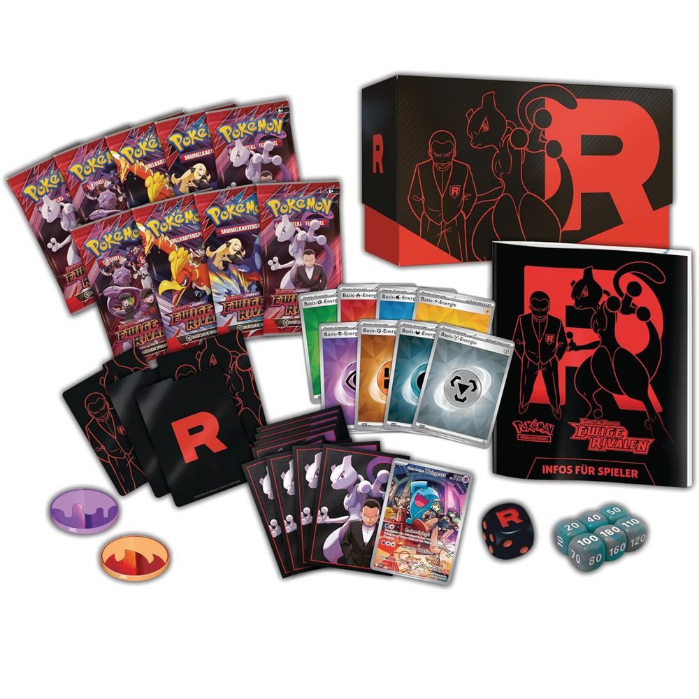 POKÉMON Sammelkarte Top-Trainer-Box Ewige Rivalen Pokemon Sammel-Karten deutsch