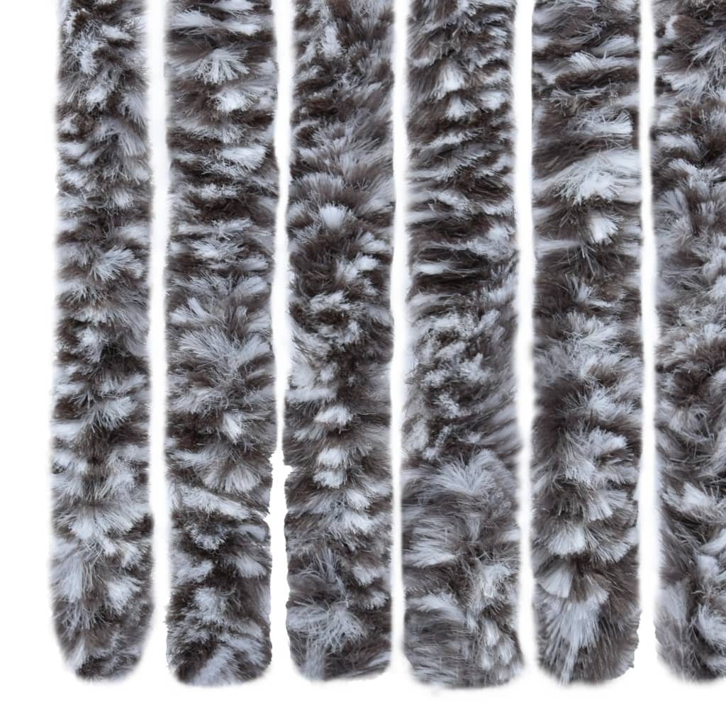 vidaXL Insektenschutz-Vorhang Insektenschutz-Vorhang Braun und Beige 56x200 cm Chenille