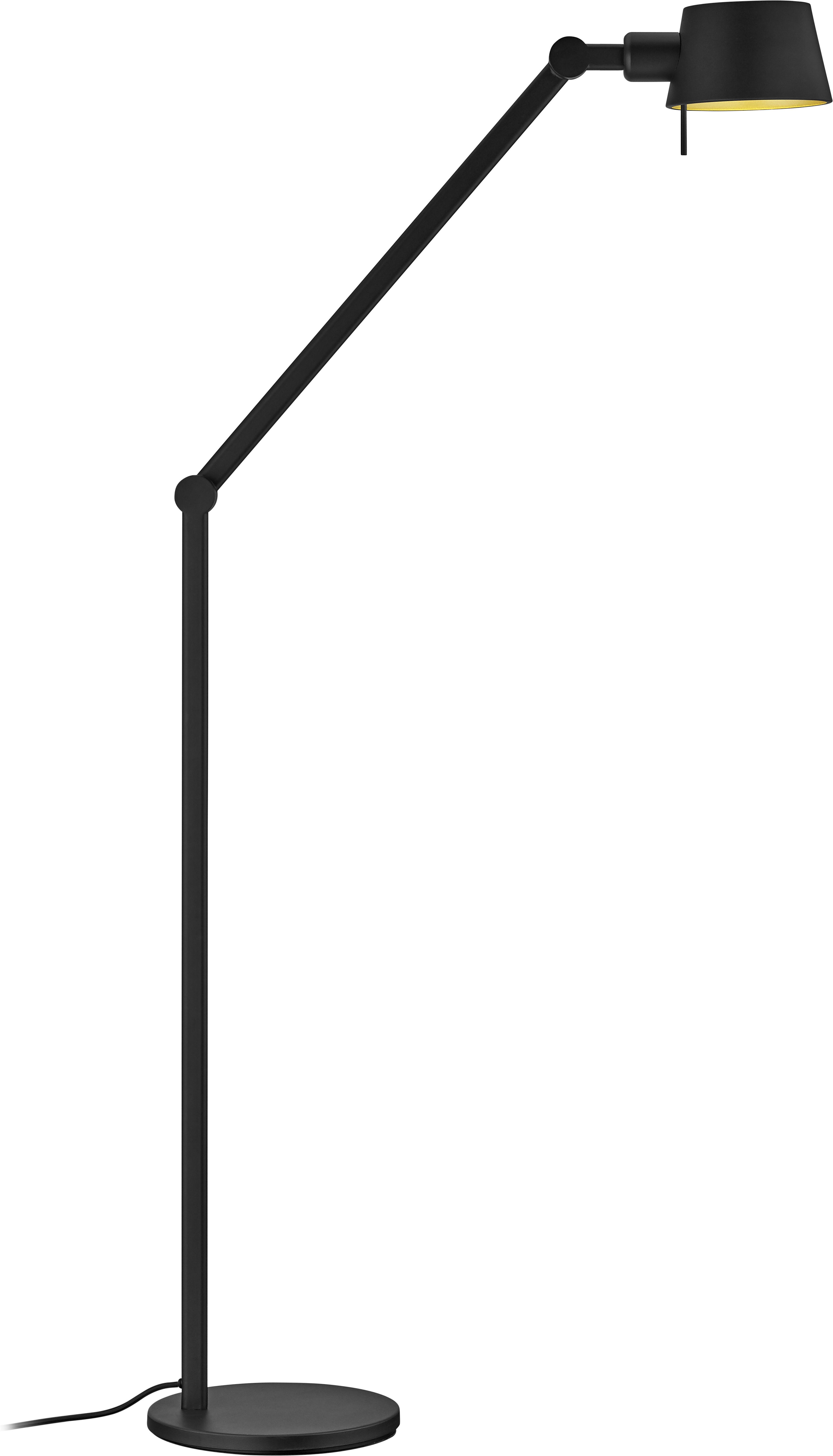 HELL höllisch gutes Licht Stehlampe MEDO, ohne Leuchtmittel, Fusstrittschalter, In der Höhe einstellbar