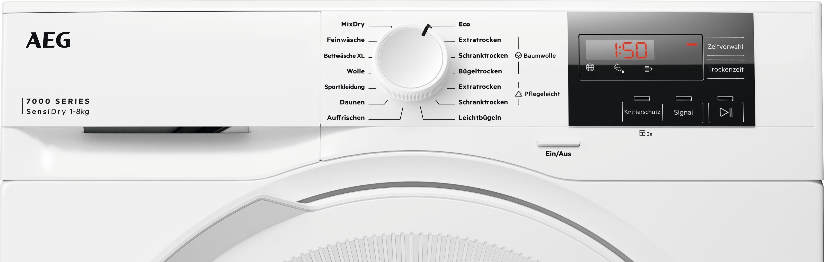 AEG Wärmepumpentrockner 7000 SensiDry® TR7T50580, SensiDry® - trocknet bei niedrigen Temperaturen für schonende Pflege – Bild 2 von 5