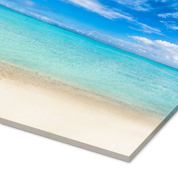 Posterlounge Acrylglasbild Jan Christopher Becke, Meer und Strand auf Tahiti, Badezimmer Maritim Fotografie